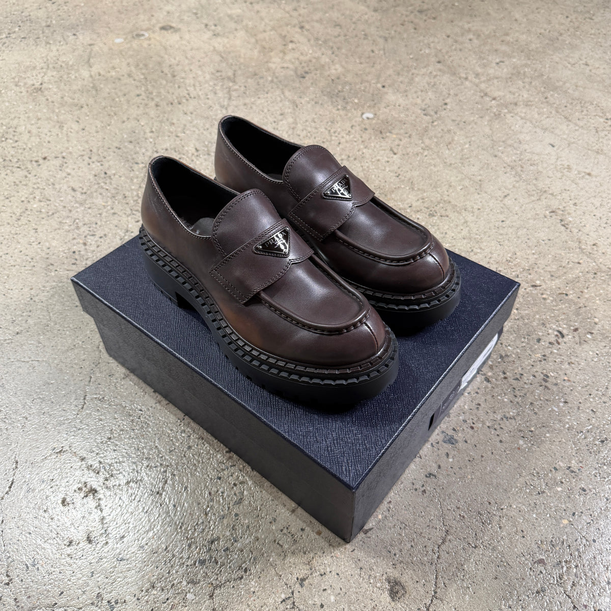 Prada Leather Loafers
