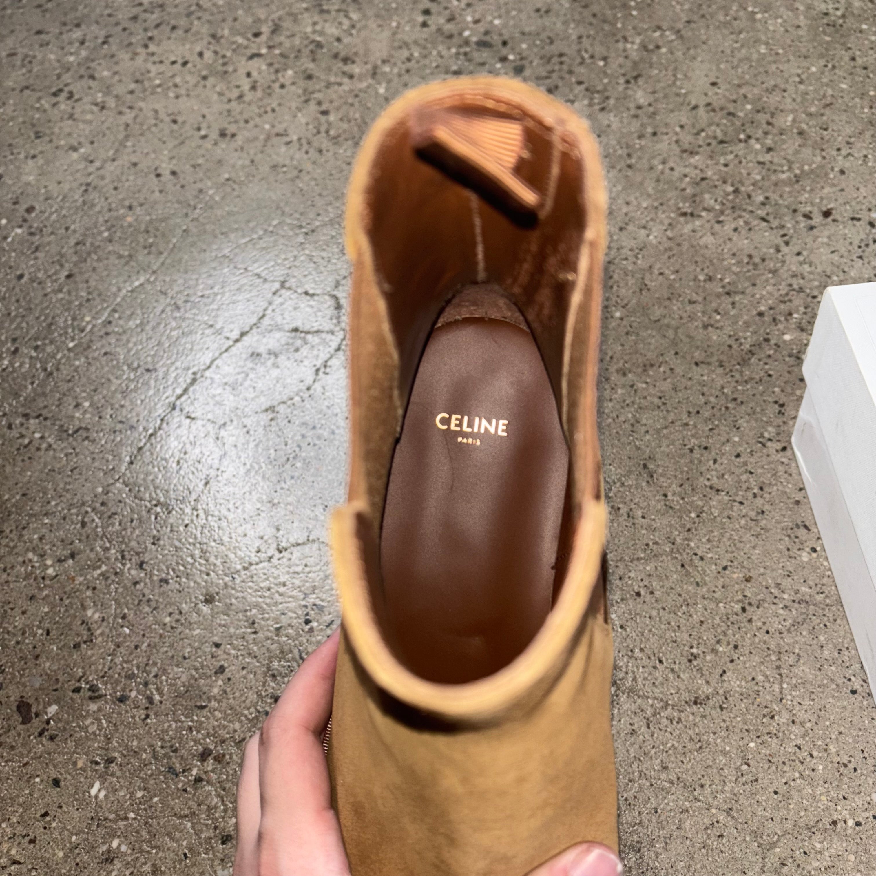 Celine Camargue Camel Jacno Boots