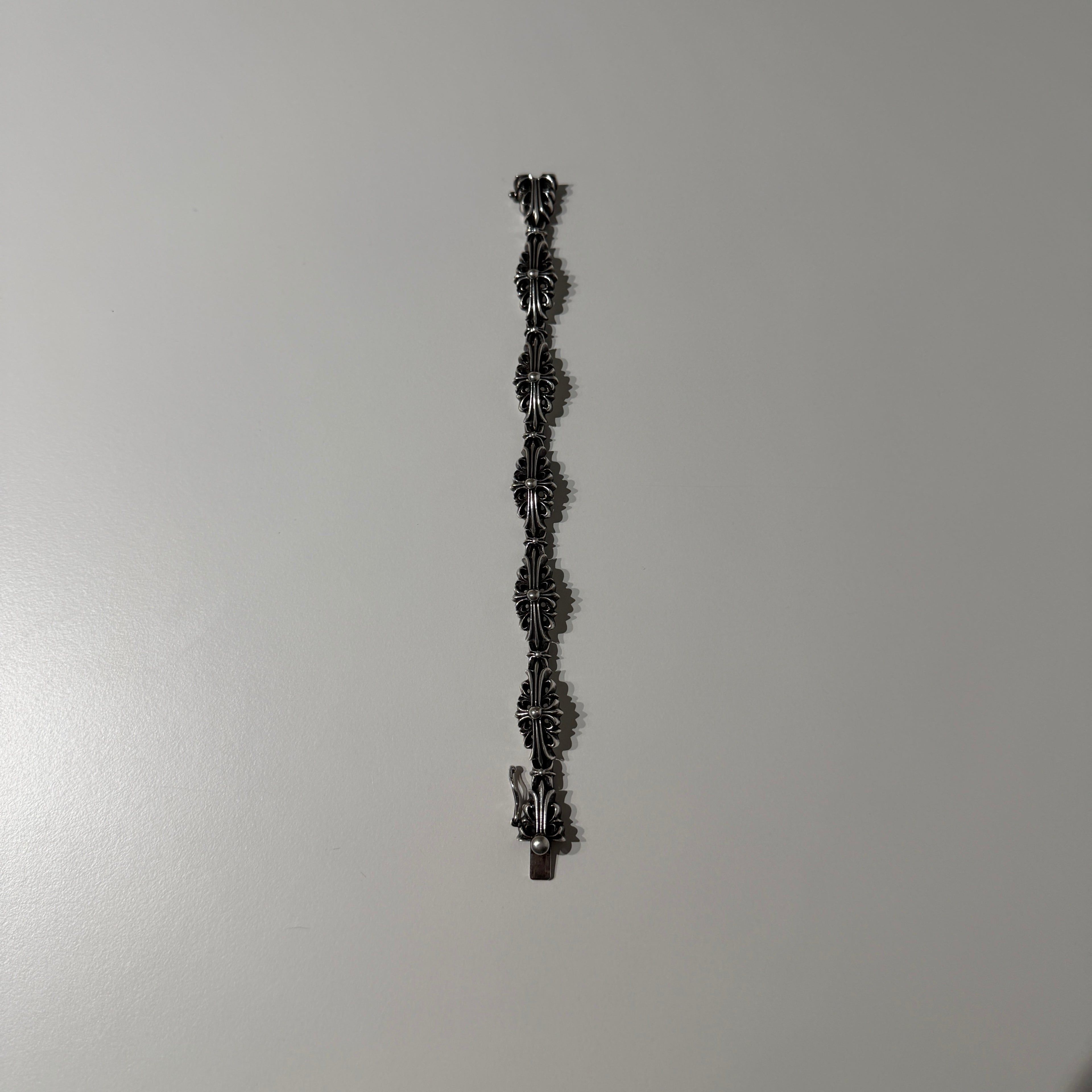 Chrome Hearts Floral Cross Link Bracelet