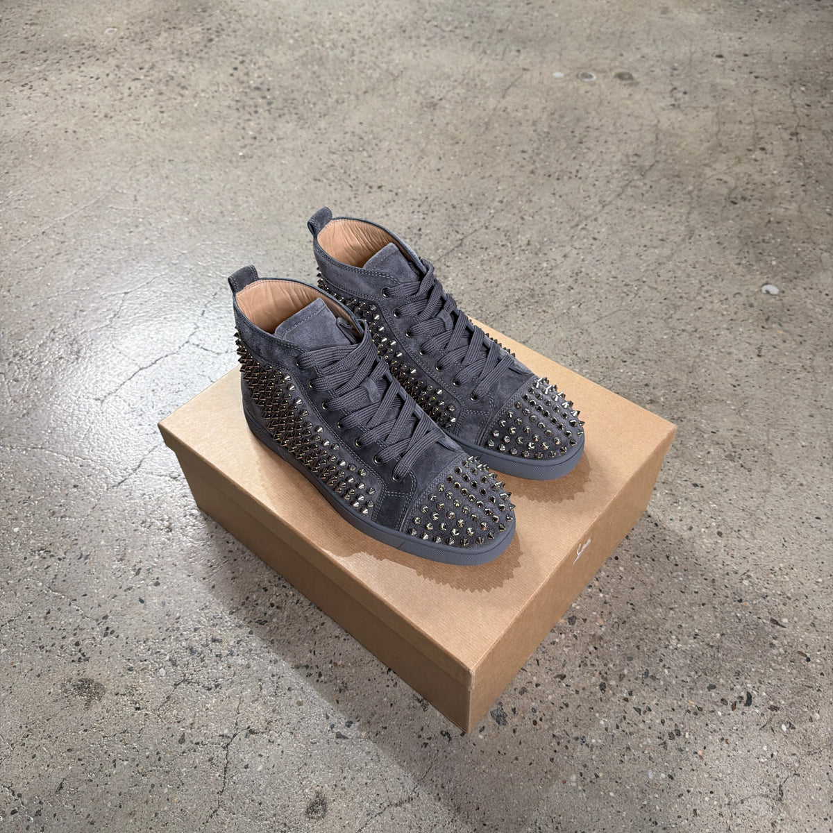 Christian Louboutin Spike High Top Sneakers