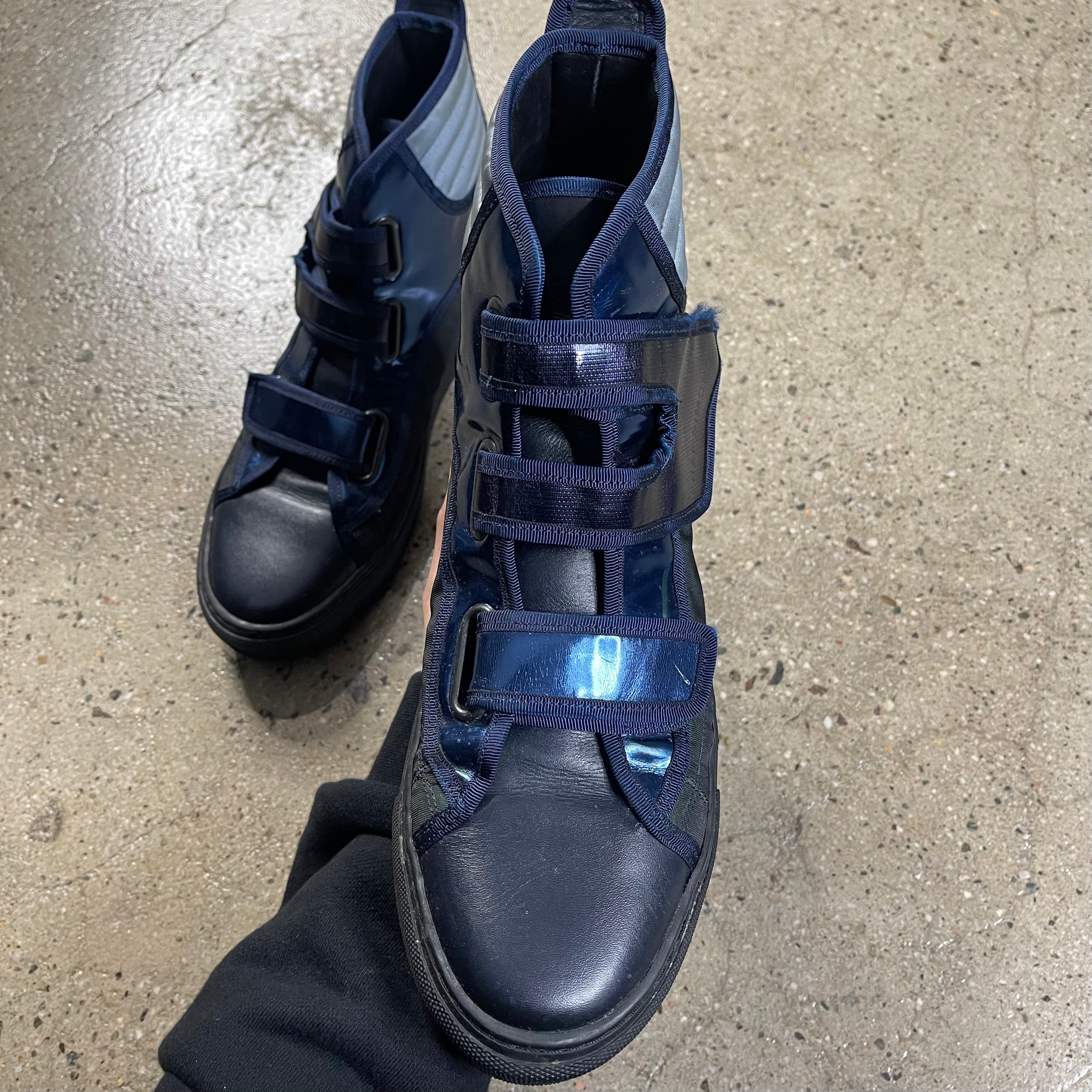 Raf Simons Velcro High-Top Sneakers