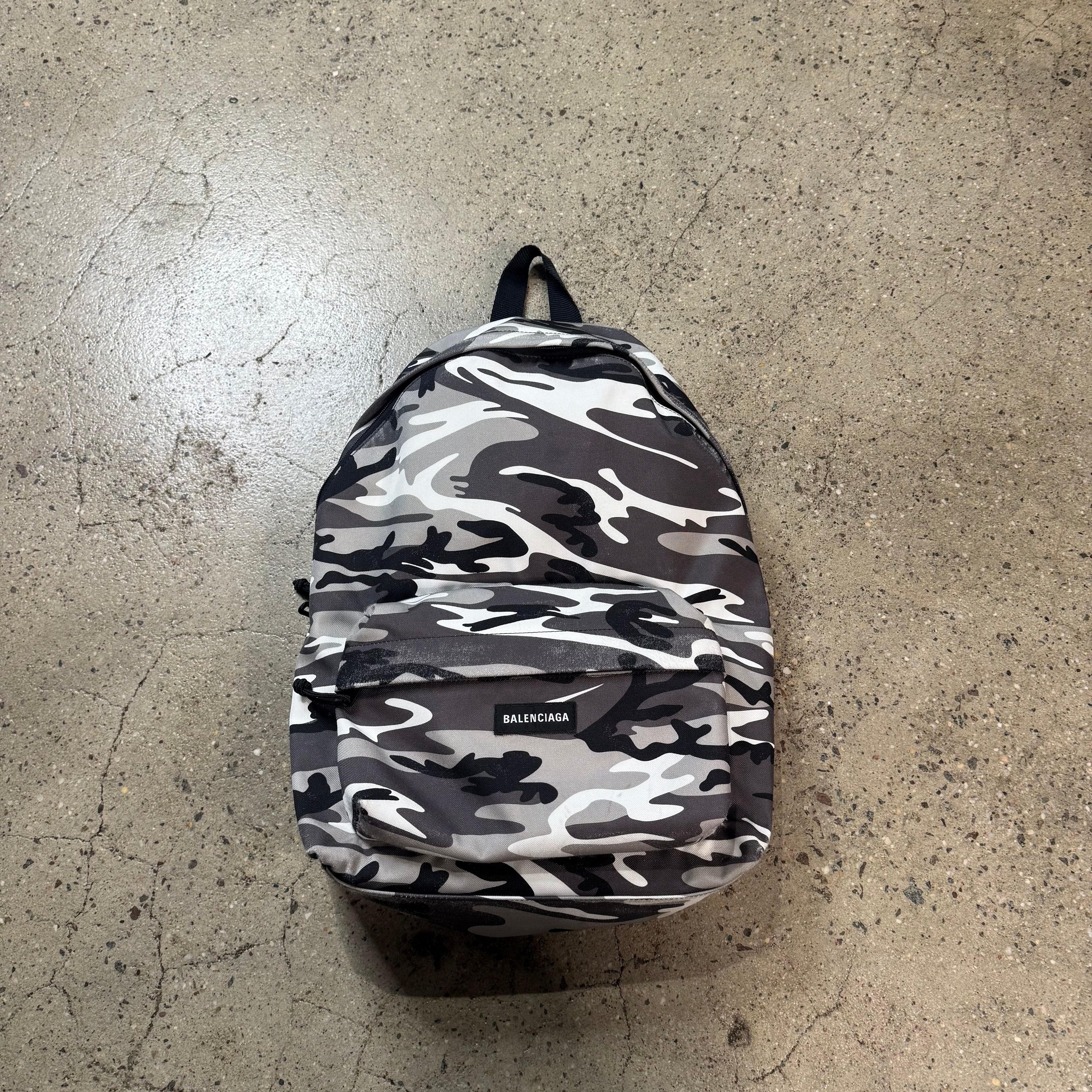 Balenciaga Snow Camo Backpack