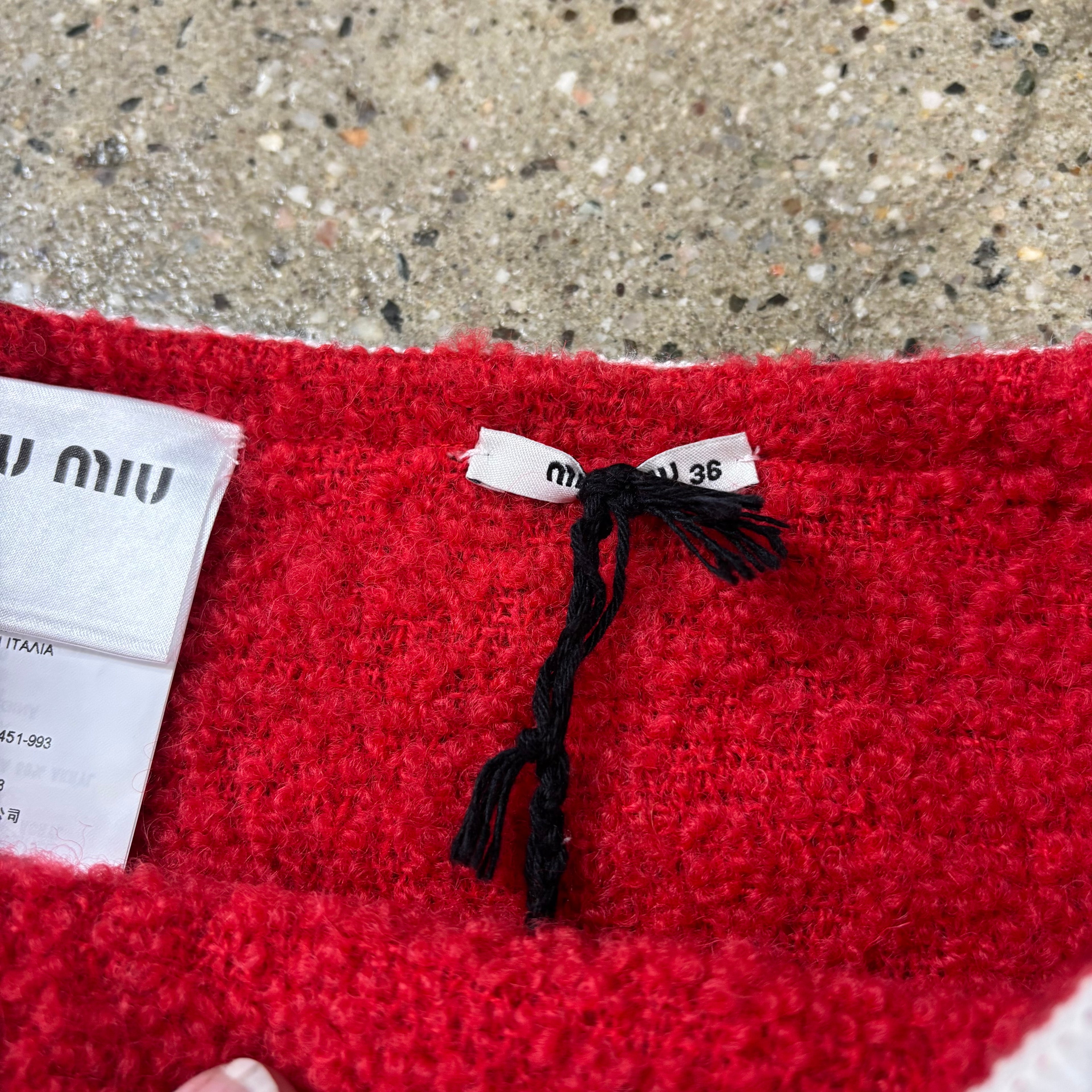 Miu Miu  Boucle Skirt