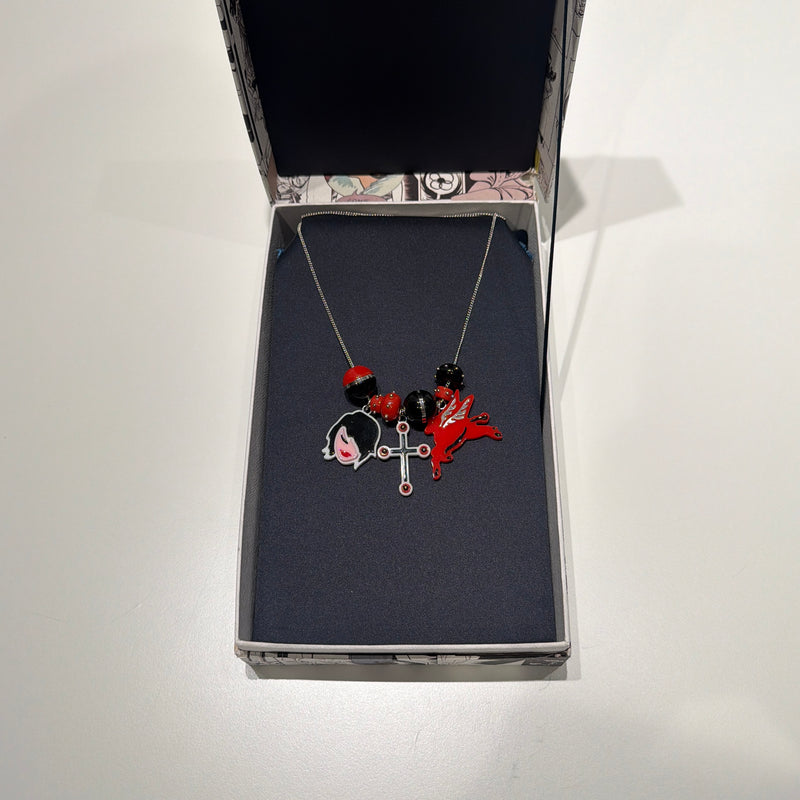 Prada SS18 Pop Comic Necklace