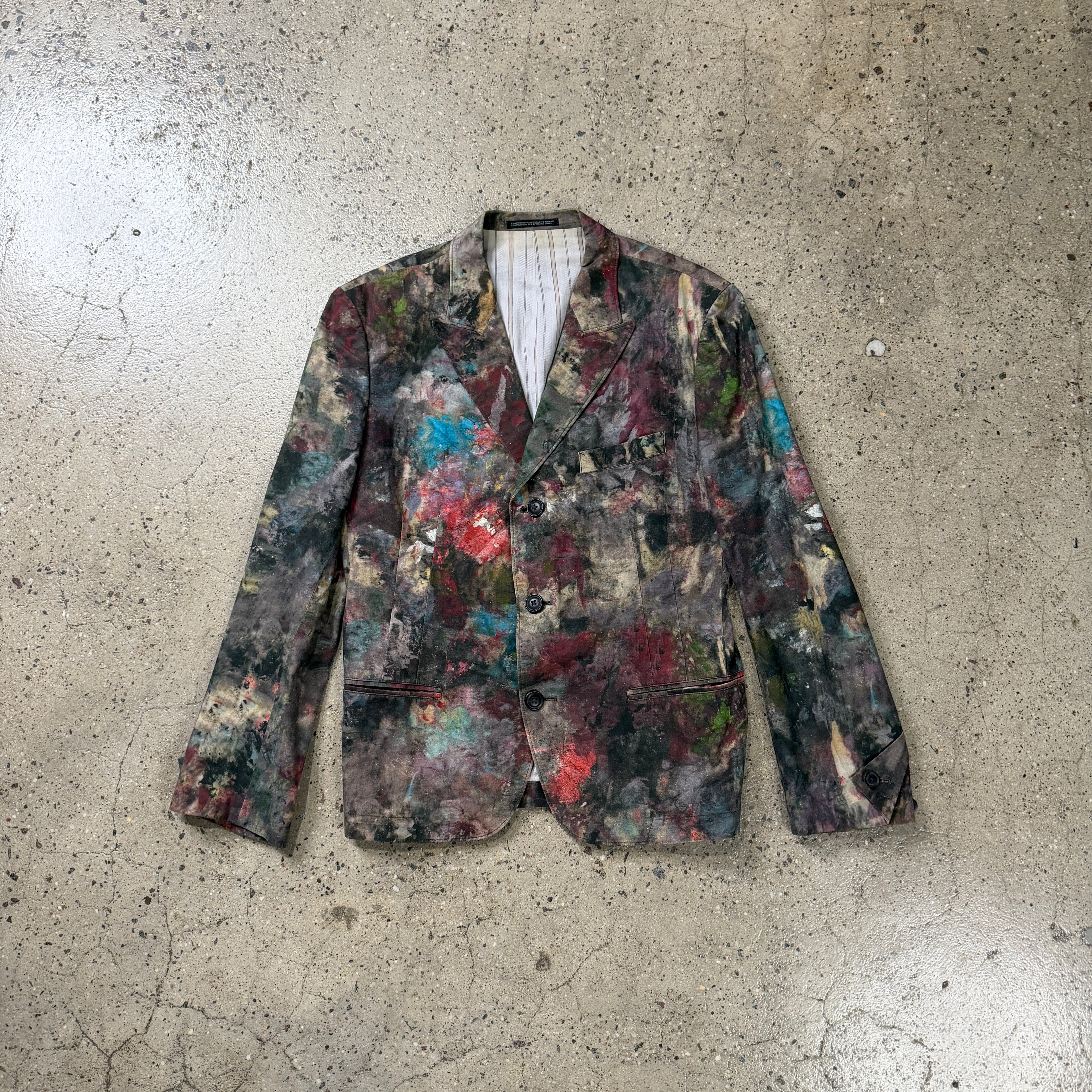 Yohji Yamamoto SS18 Paint Splatter Suit