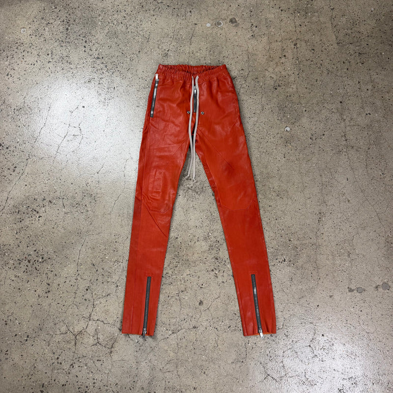 Rick Owens Strobe Goat Leather Skinnies