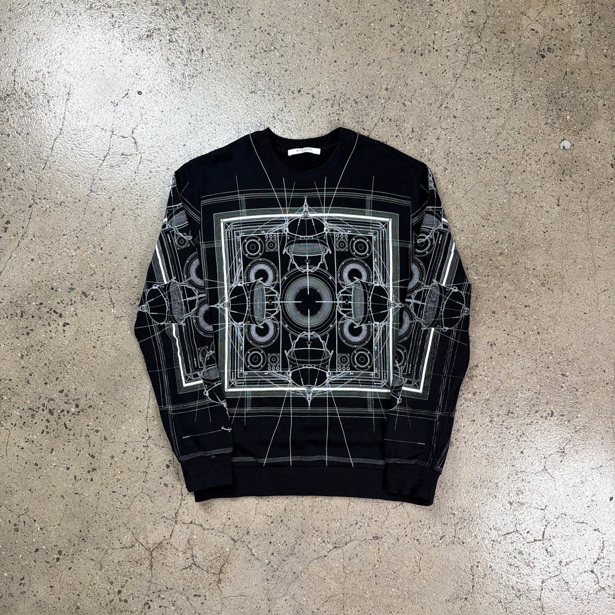 Givenchy FW16 Sound System Crewneck Sweater