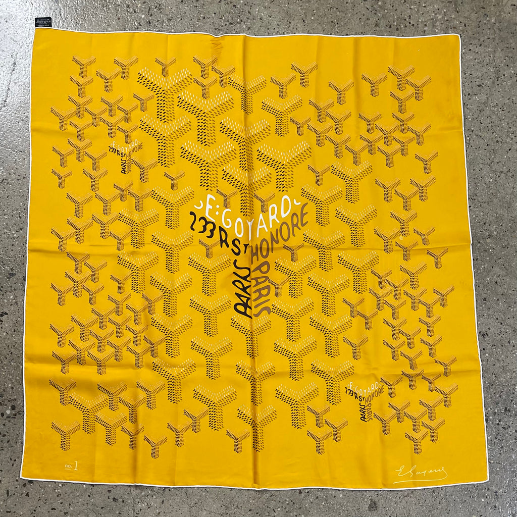 Goyard Silk Scarf