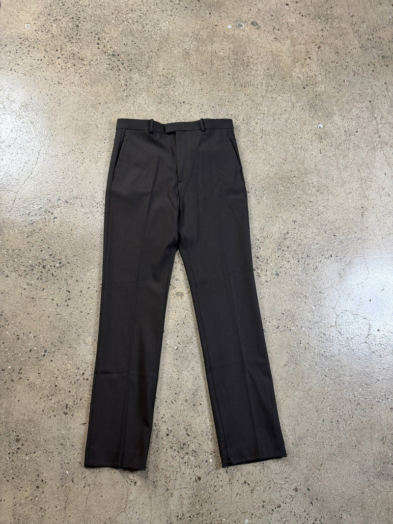 Bottega FW20 Wool Tailored Zip Pants 54 bottoms