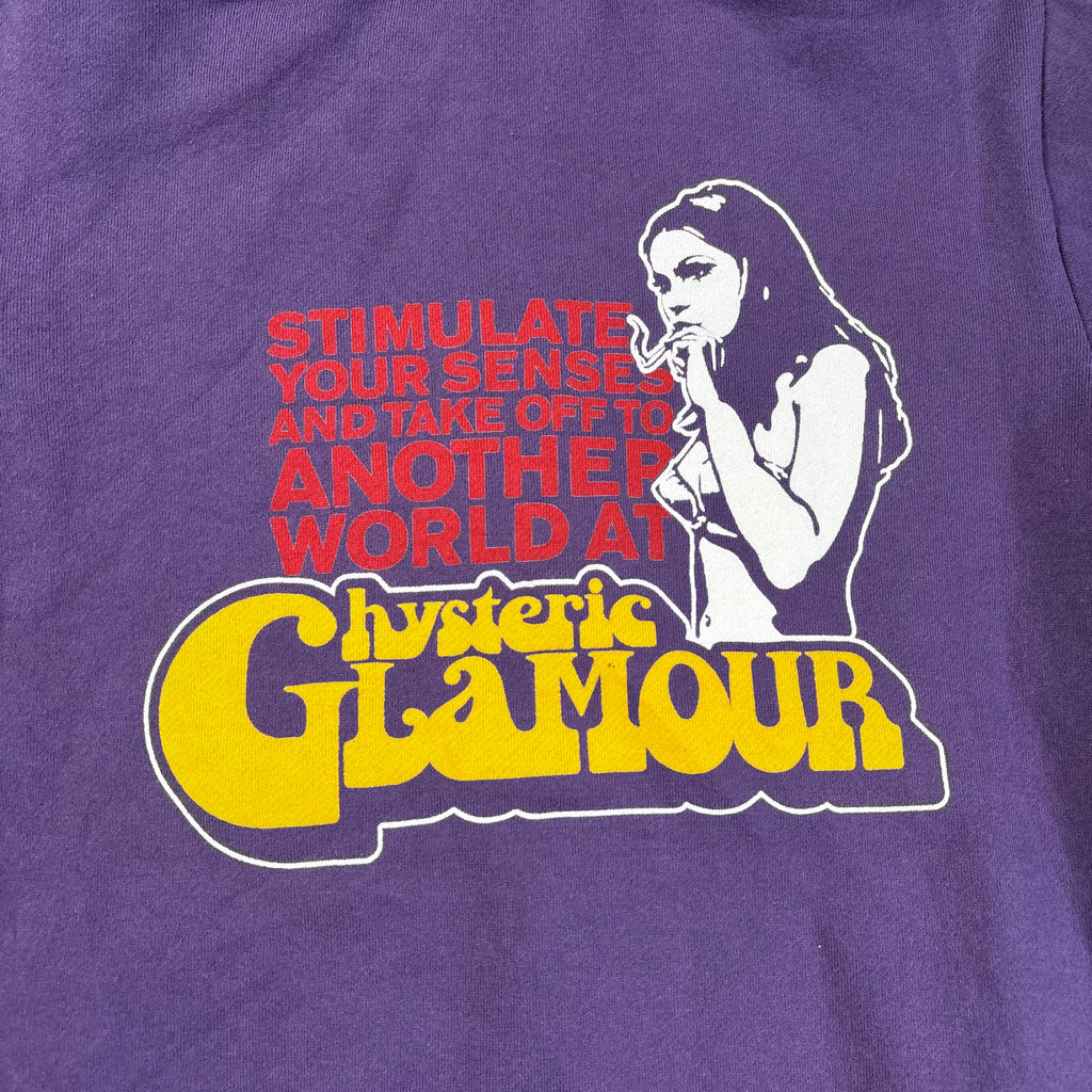 Hysteric Glamour Purple Zip-Up Hoodie