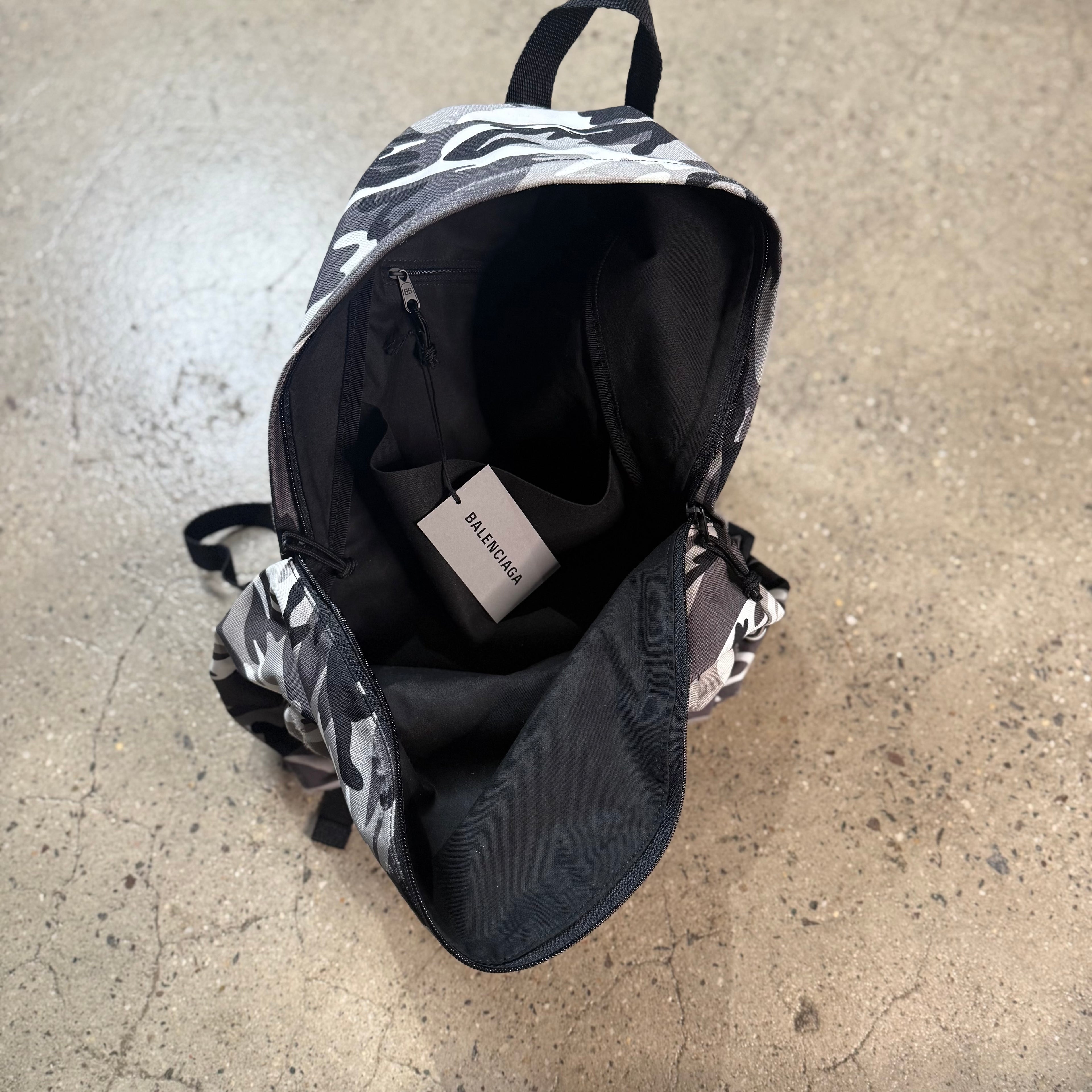 Balenciaga Snow Camo Backpack