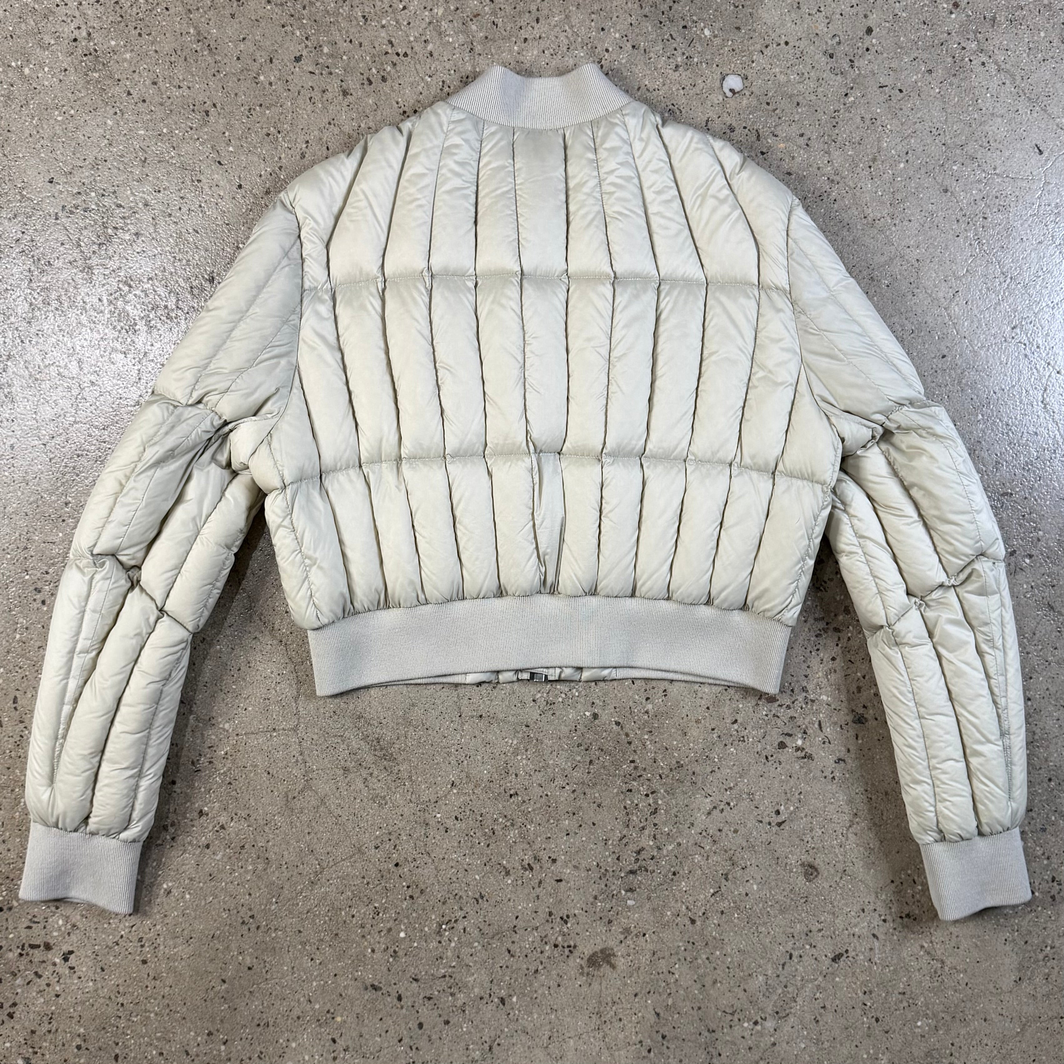 Rick Owens Fog Cropped Bomber Jacket