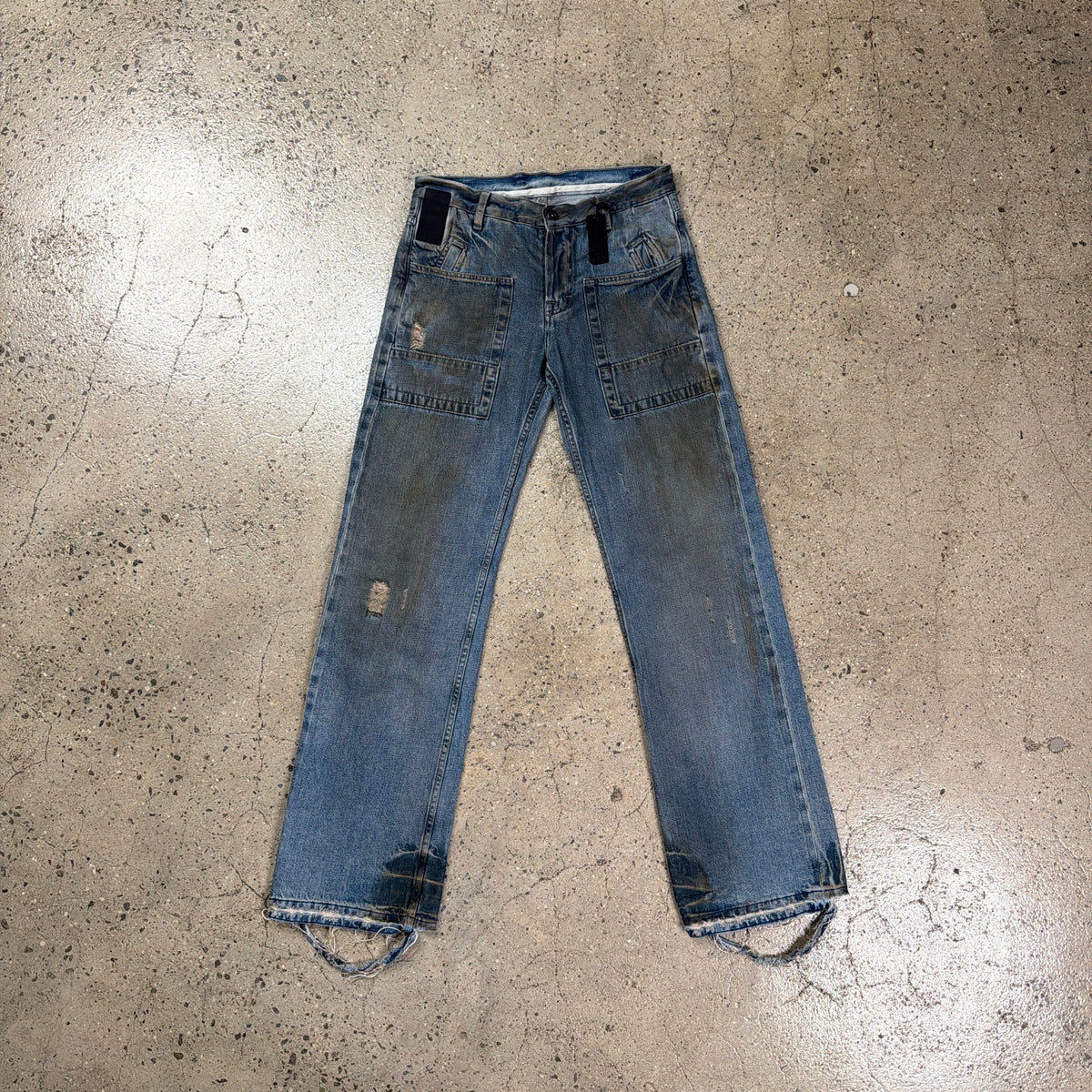 Rick Owens Slab Bootcut Jeans