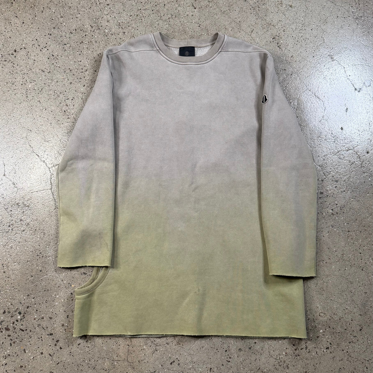 Rick Owens X Moncler “SubHuman” Cutout Sweater XL tops