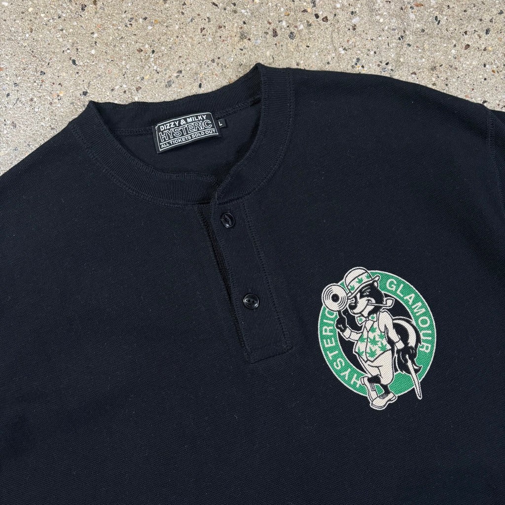 Hysteric Glamour Henley Polo Shirt