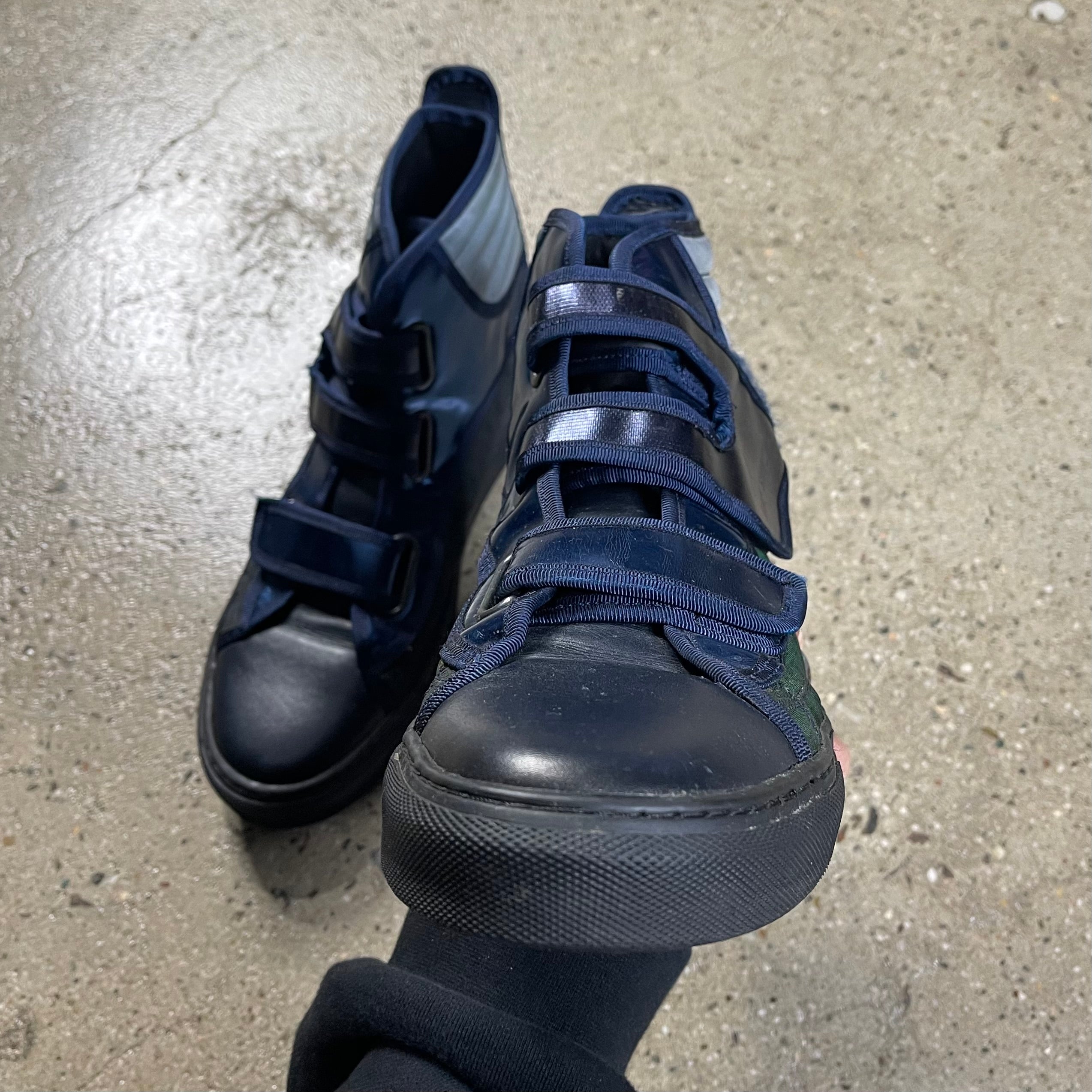 Raf Simons Velcro High-Top Sneakers