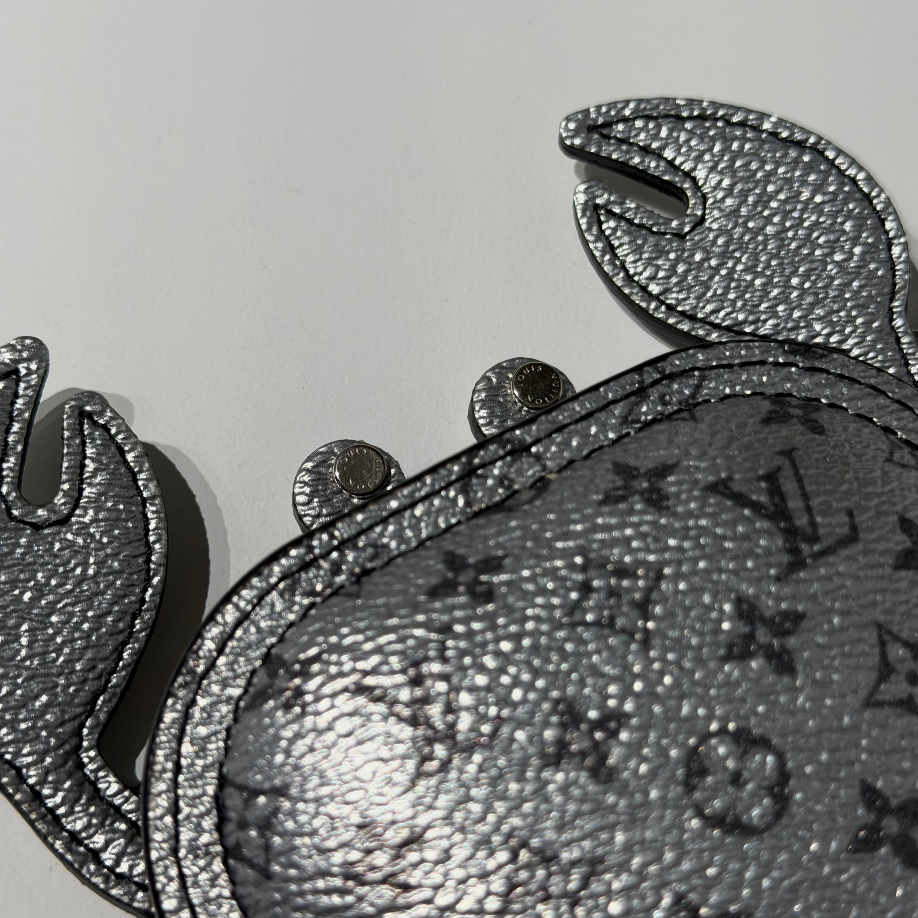 Louis Vuitton Leather Crab Bag Charm