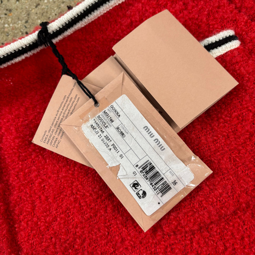 Miu Miu  Boucle Skirt