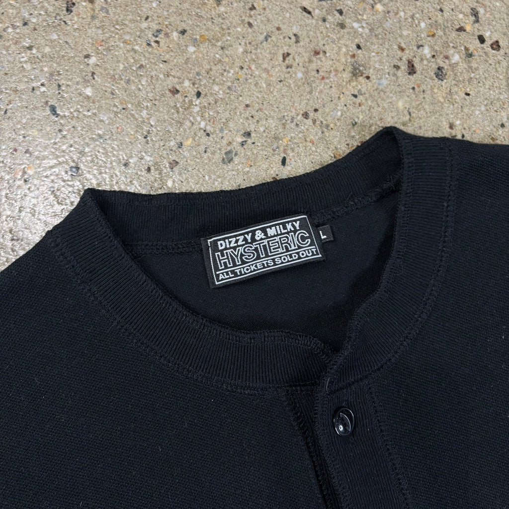 Hysteric Glamour Henley Polo Shirt