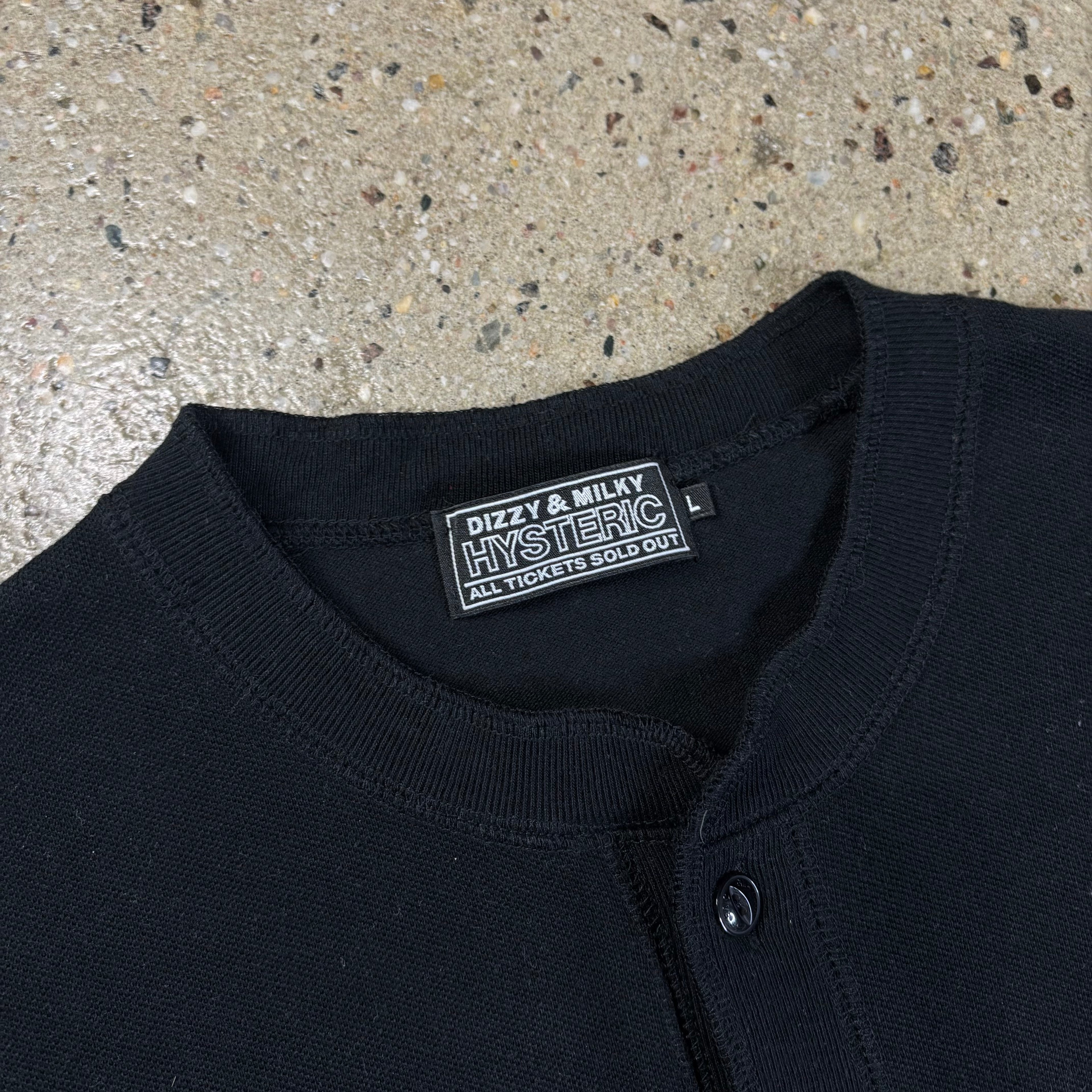 Hysteric Glamour Henley Polo Shirt