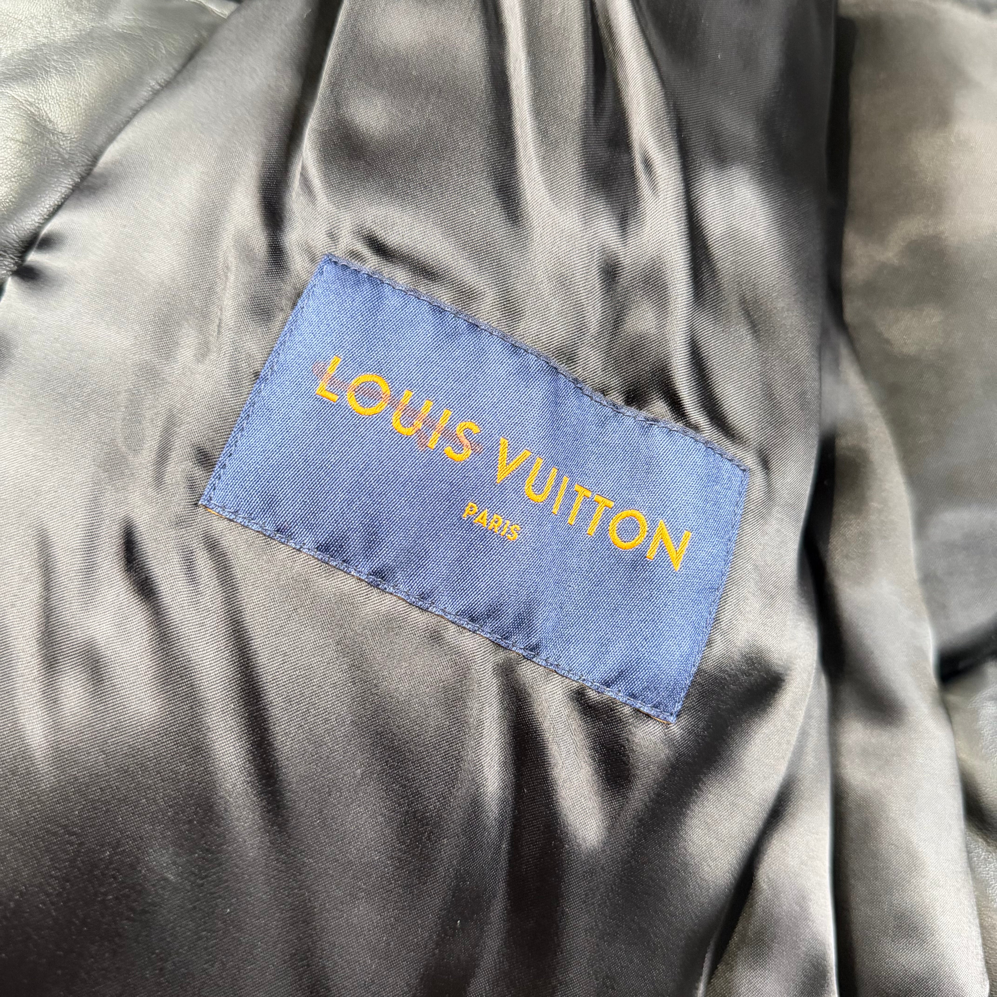 Louis Vuitton Leather Puffer Perfecto Jacket