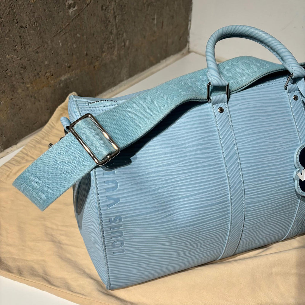 Louis Vuitton X Tyler the Creator Keepall Bandouliere 50 LightBlue