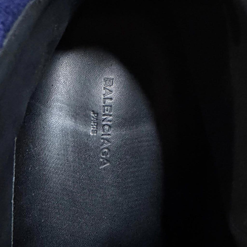 Balenciaga Suede Arena Sneakers (Blue) 12 / Blue