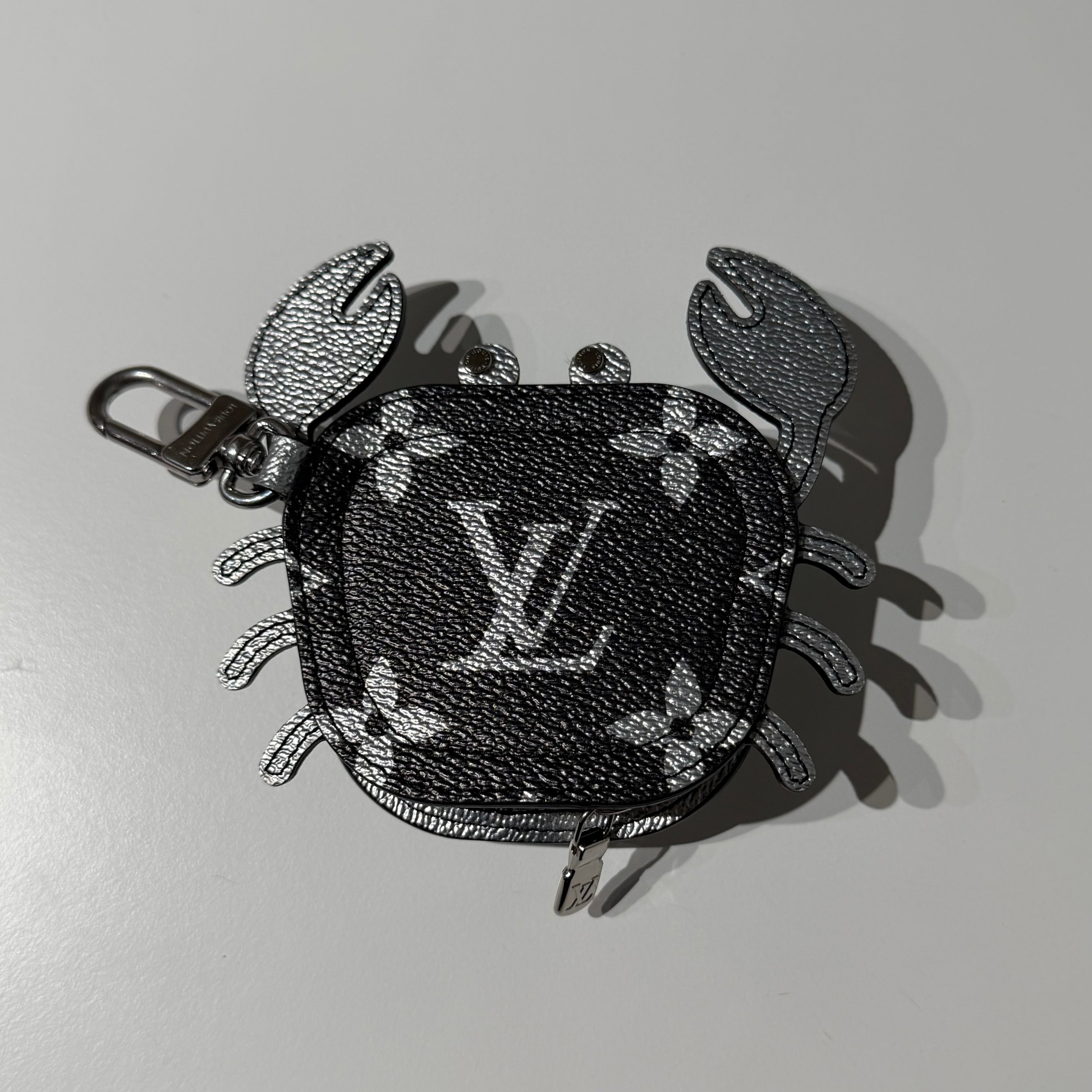 Louis Vuitton Leather Crab Bag Charm