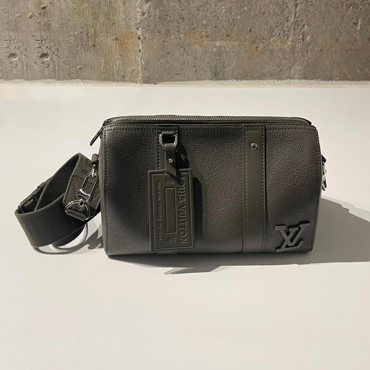 Louis Vuitton City Keepall Bag DarkGreen
