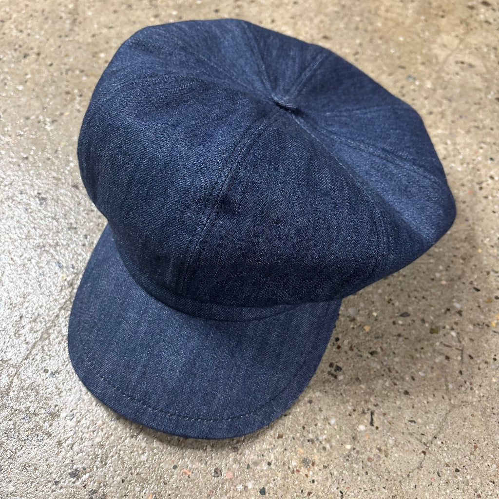 Prada Denim Newsboy Hat