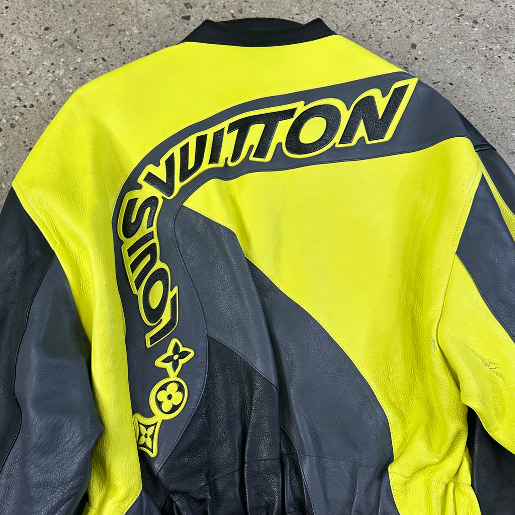 Louis Vuitton FW22 Distorted Leather Jacket