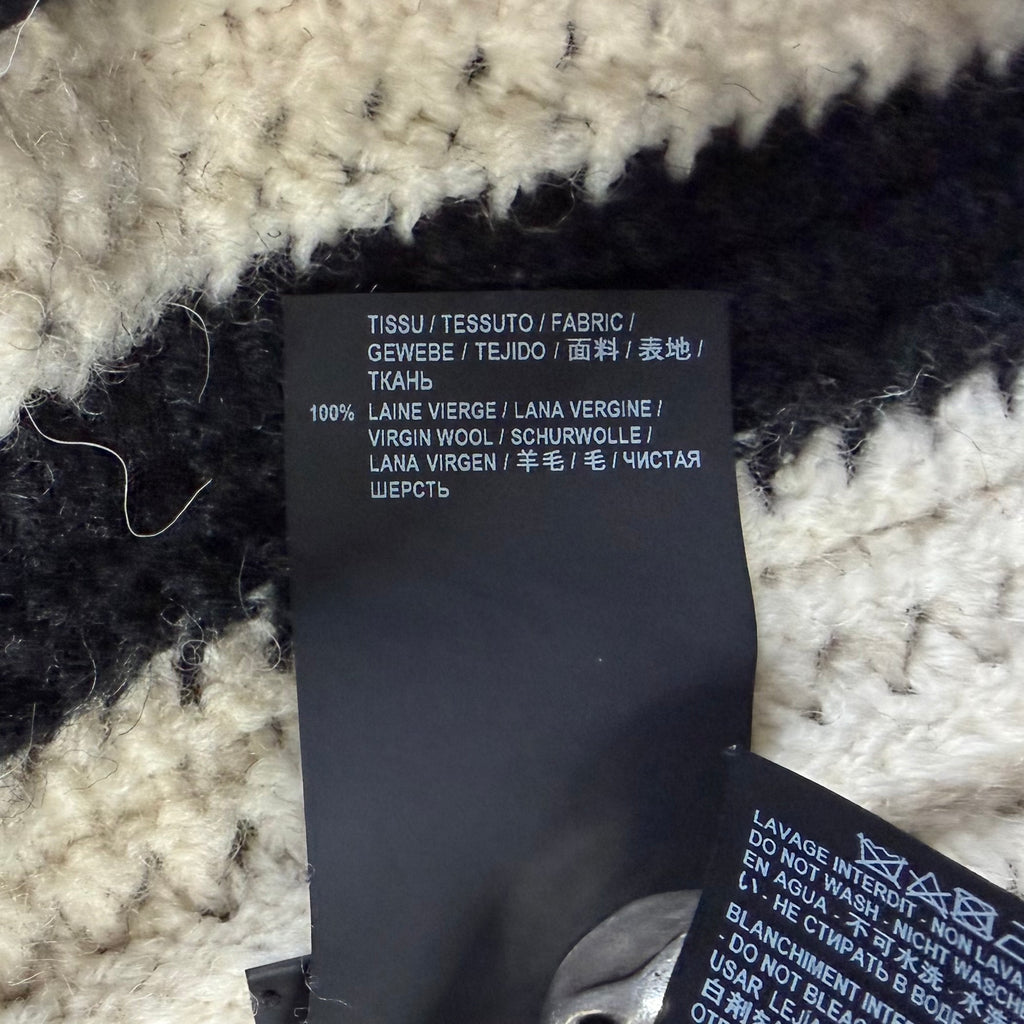 Saint Laurent Hooded Striped Cardigan