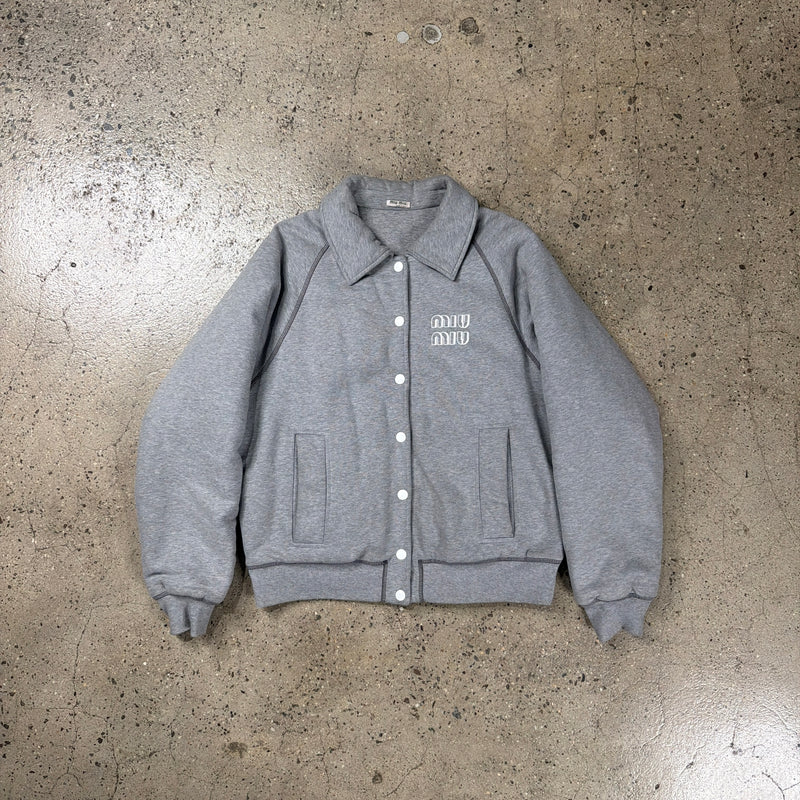 Miu Miu Varsity Sweatshirt Jacket