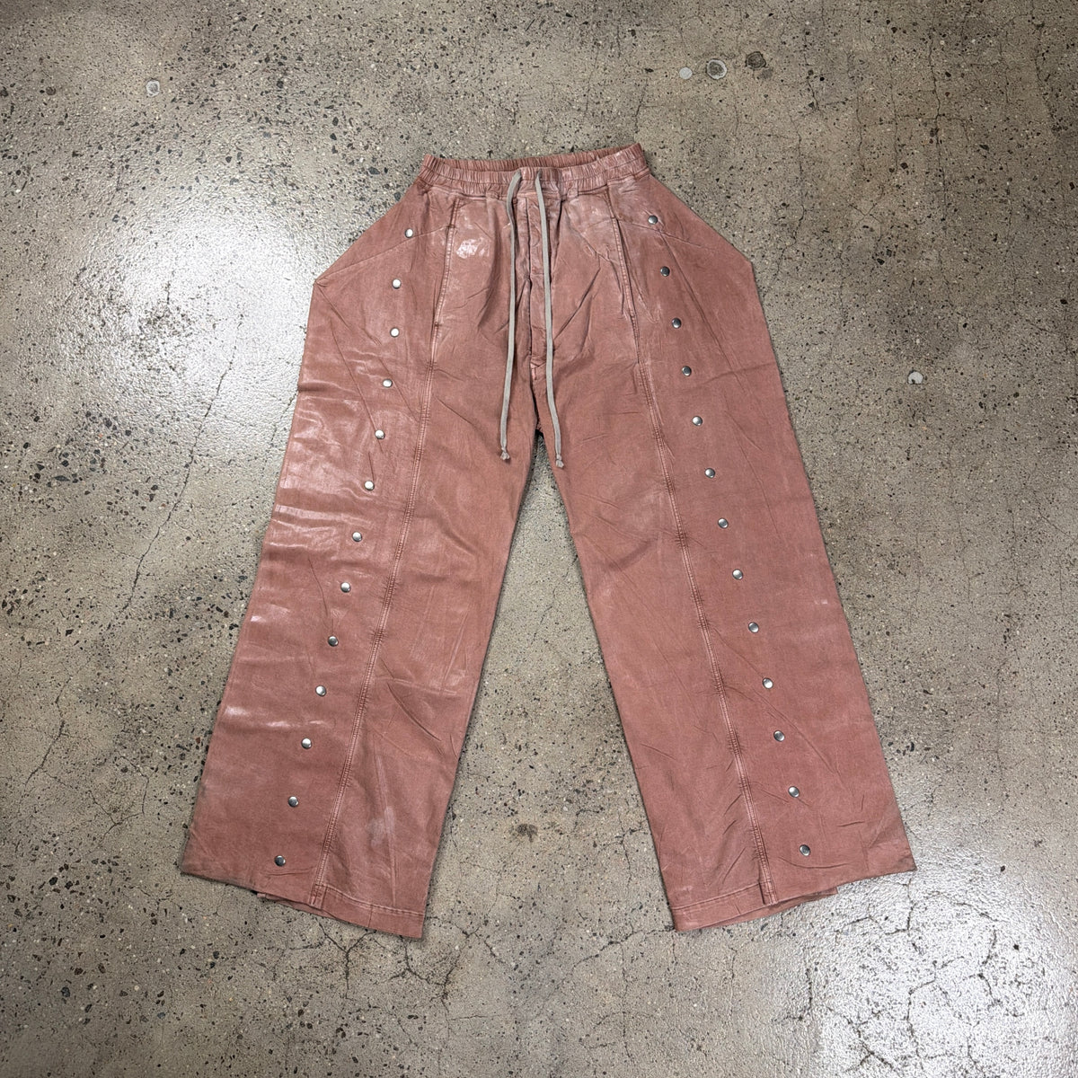 Rick Owens Babel Waxed Pusher Pants