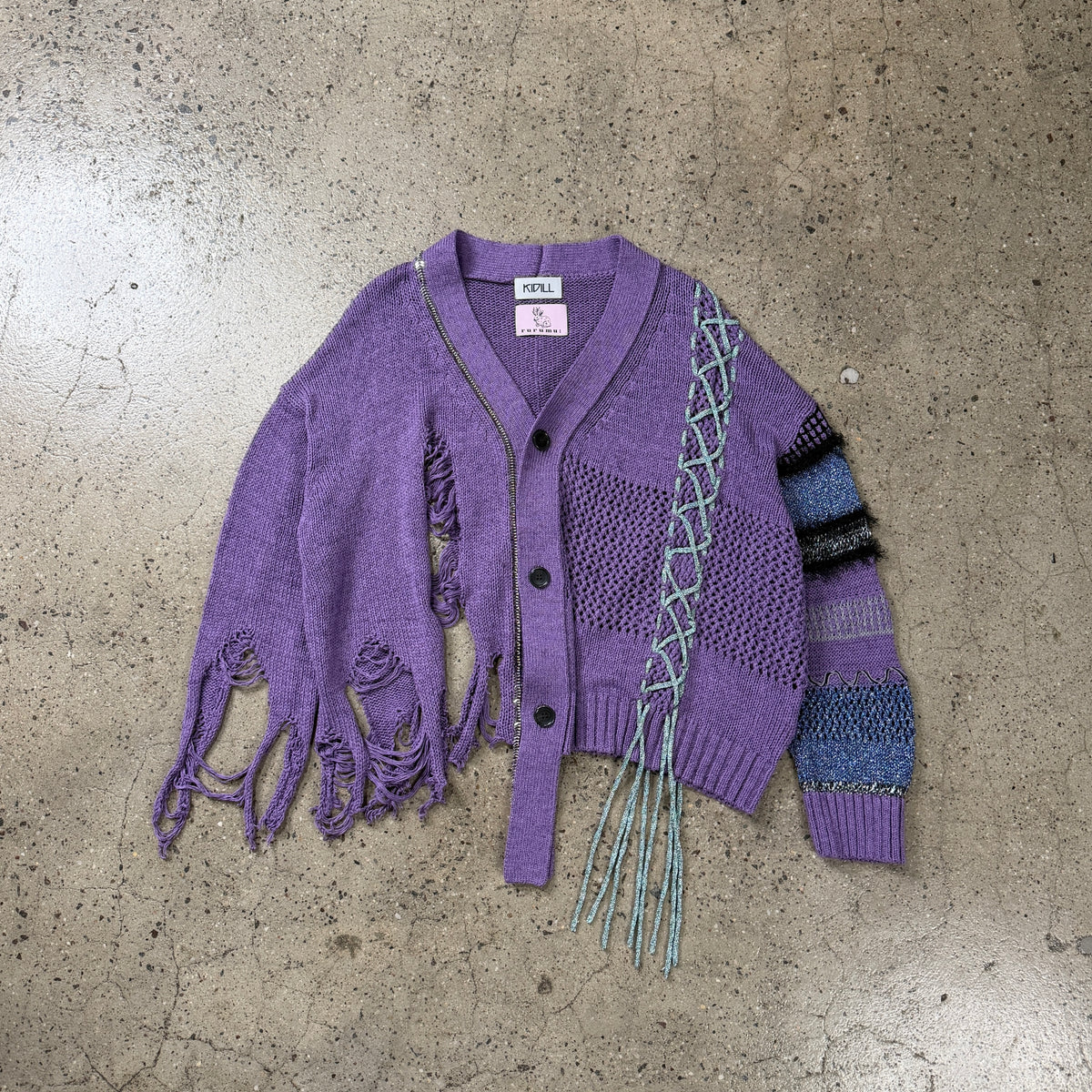 Kidill X Rurumu Distressed Cardigan