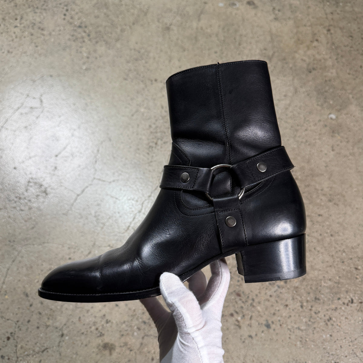 Saint Laurent Harness Wyatt Boots