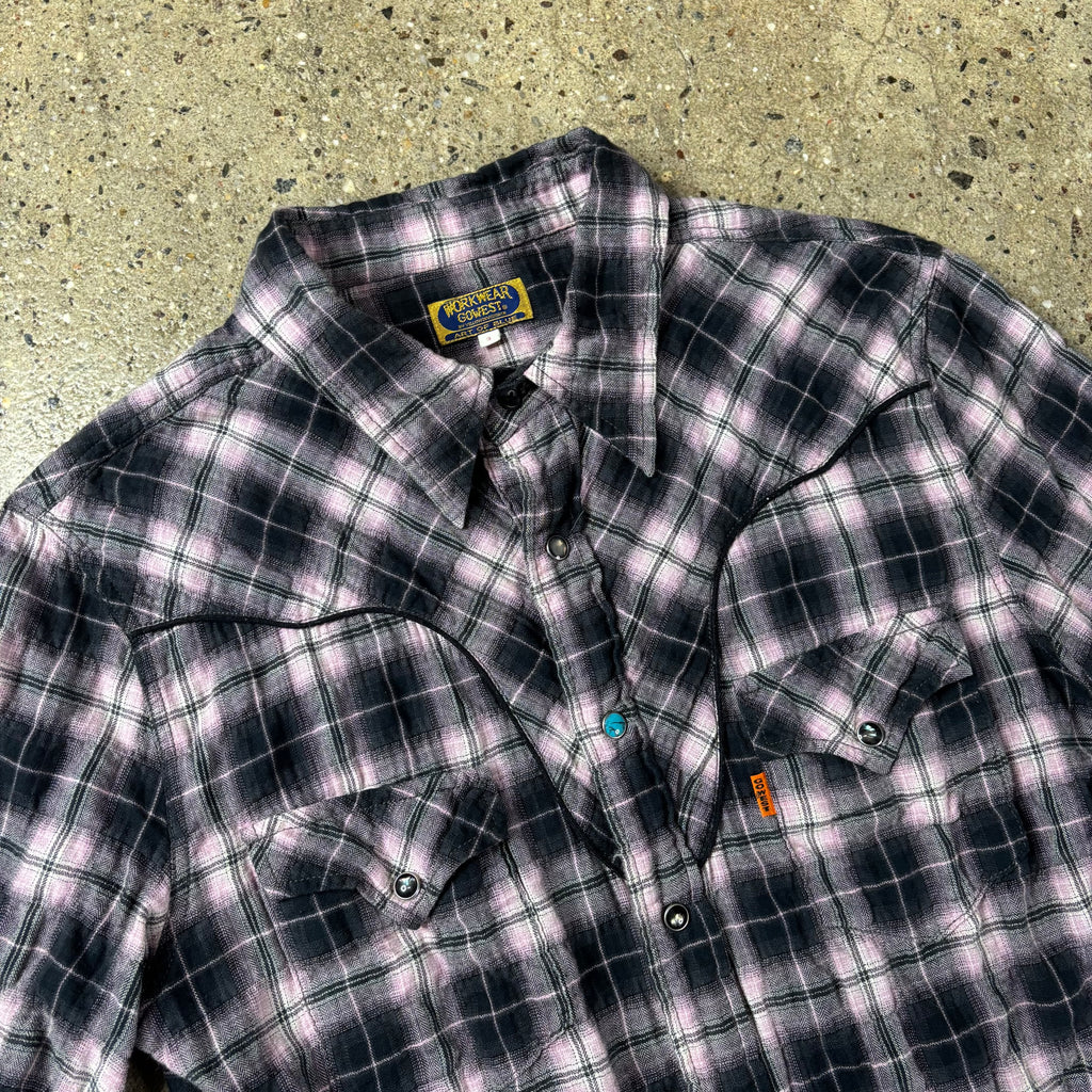 Needles Go West Crinkled Button Up