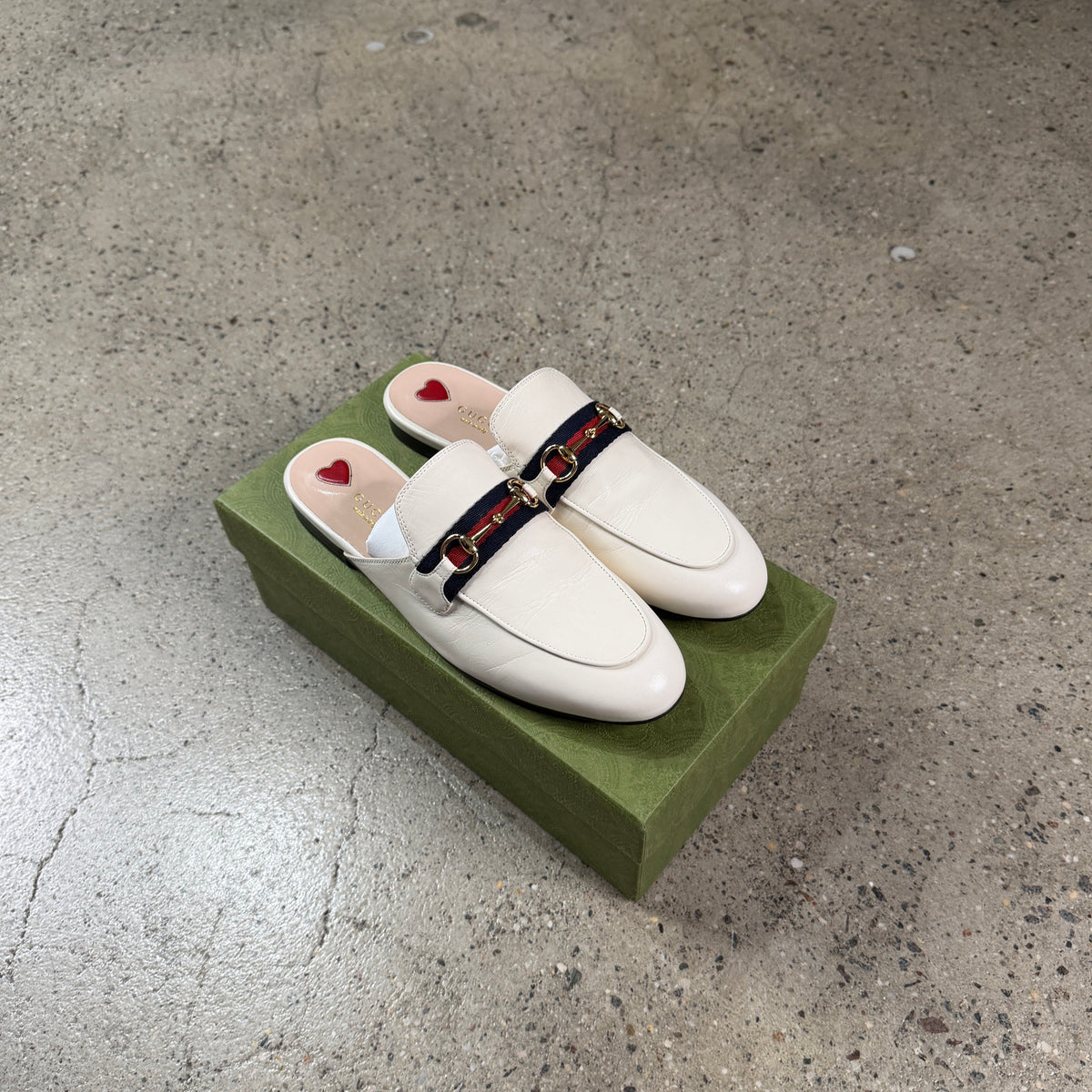 Gucci Princetown Leather Mules