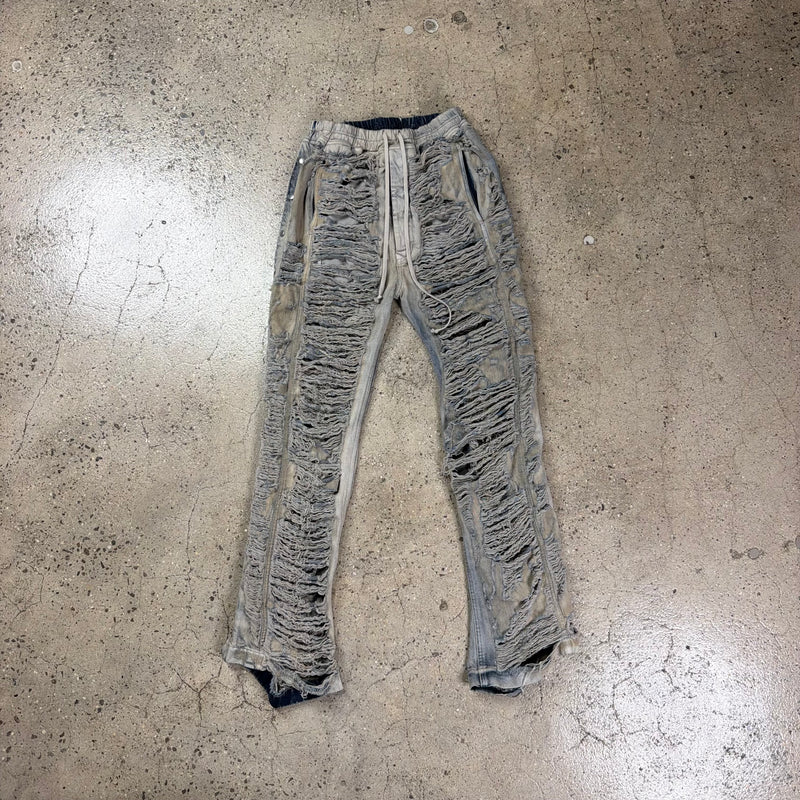 Rick Owens “Slashed” Distressed Pusher Pants