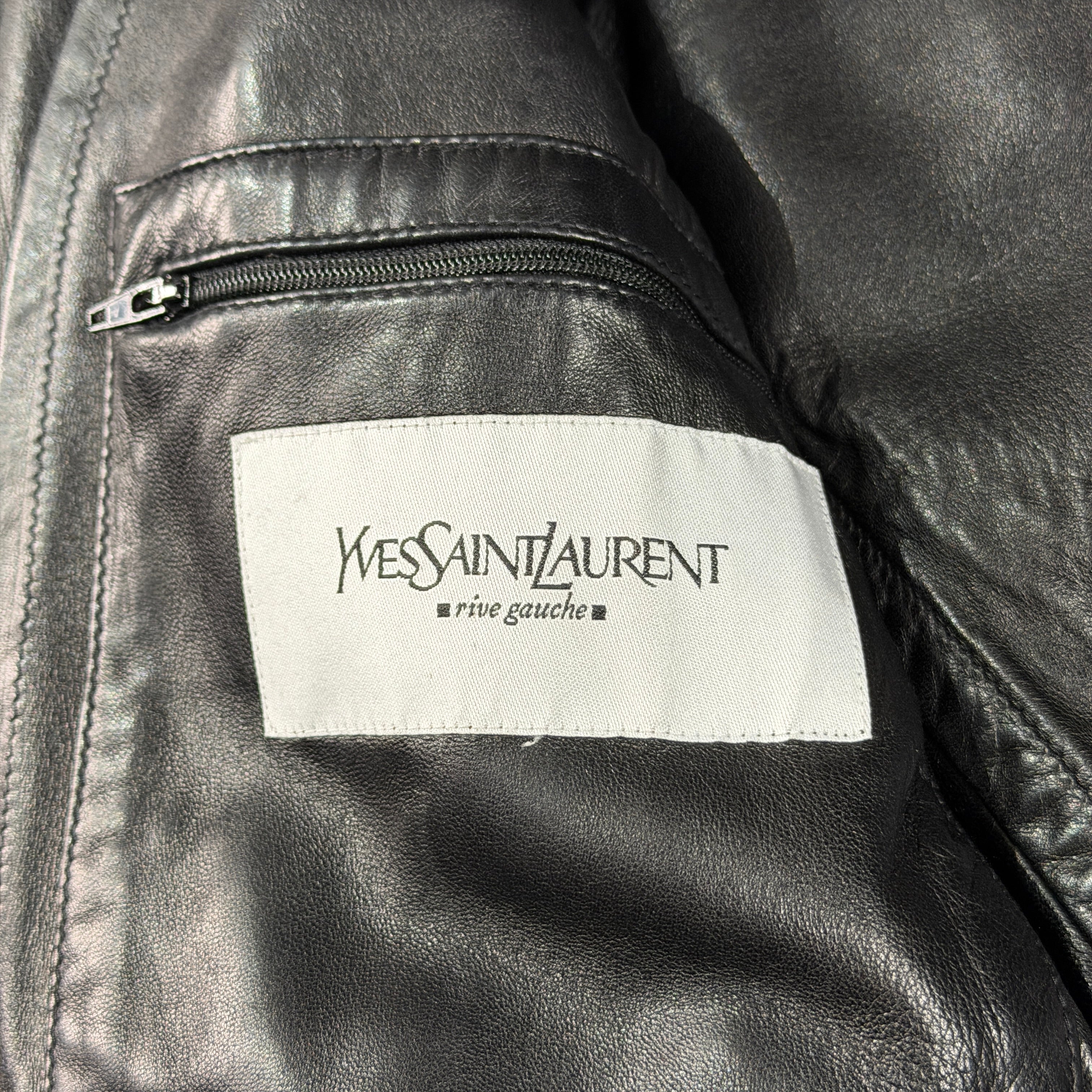 YSL Leather Biker Jacket