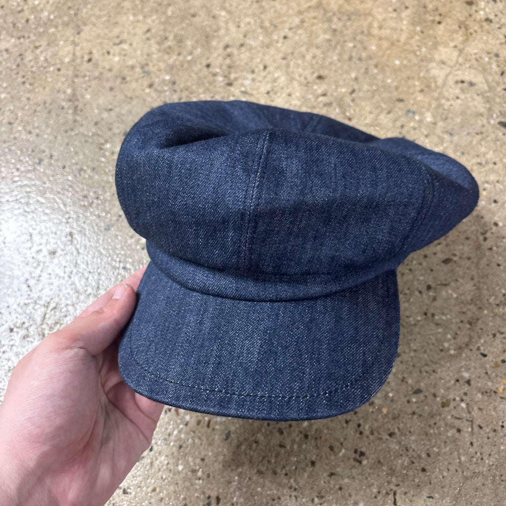 Prada Denim Newsboy Hat