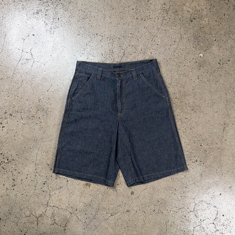 Prada Chambray Denim Bermuda Shorts