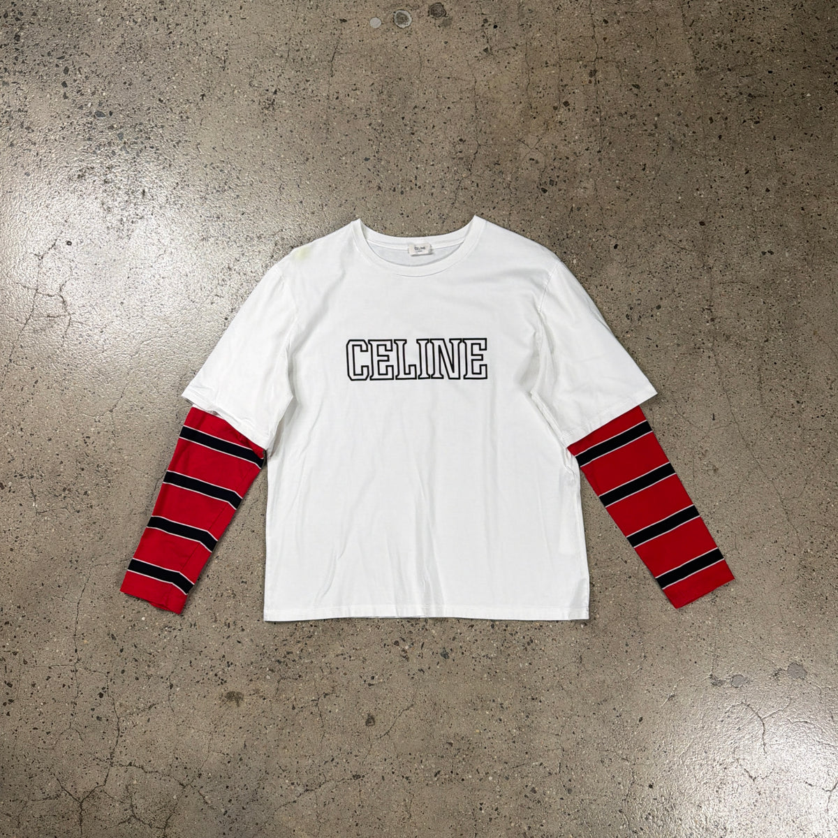Celine Layered Striped LS Shirt