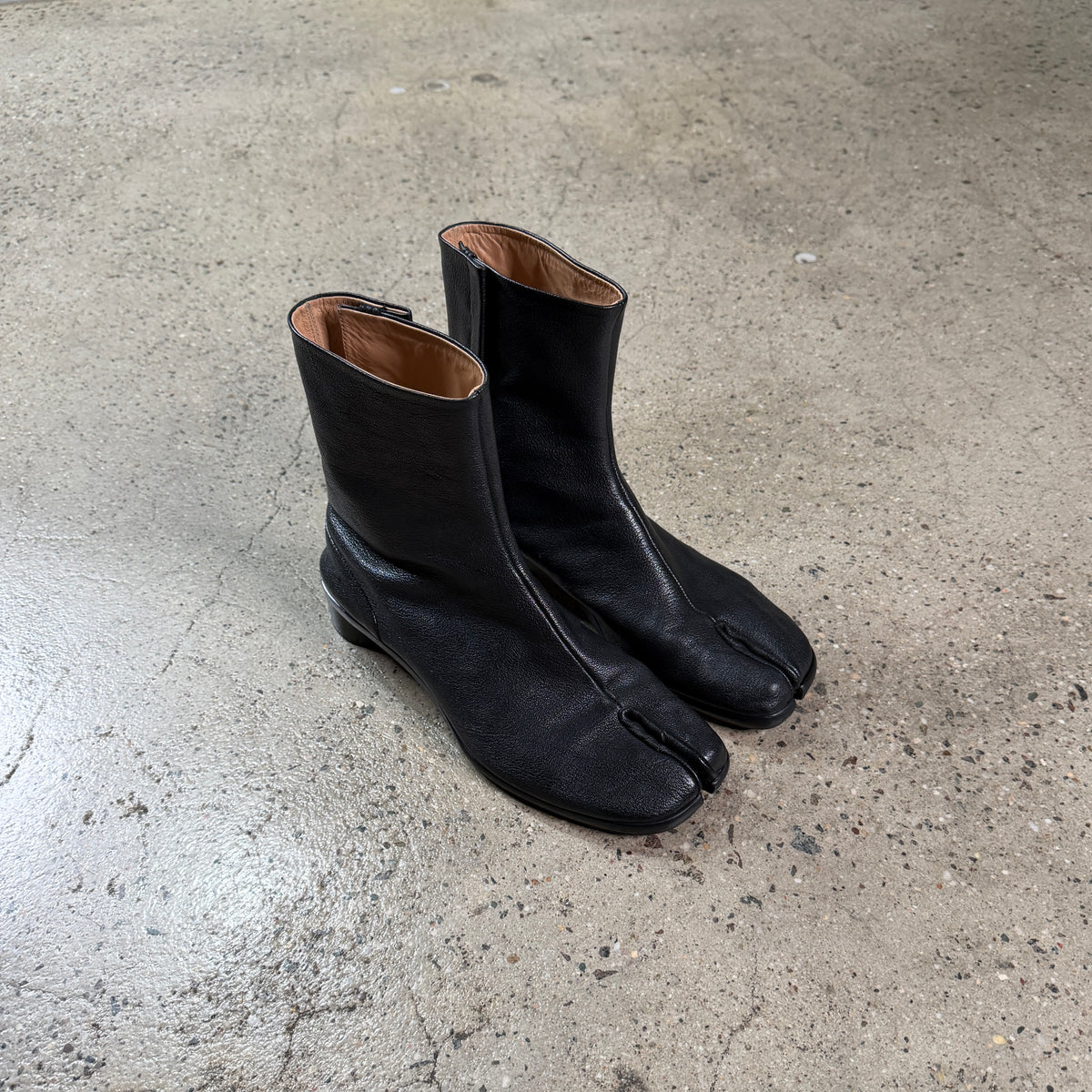 Maison Margiela Leather Tabi Boots
