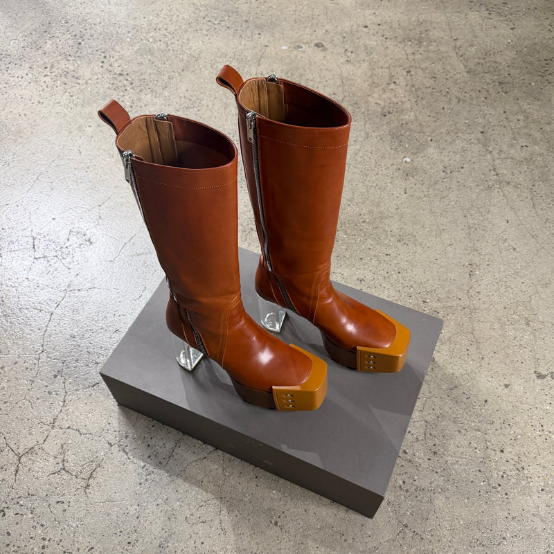 Rick Owens Knee High Kiss Heels