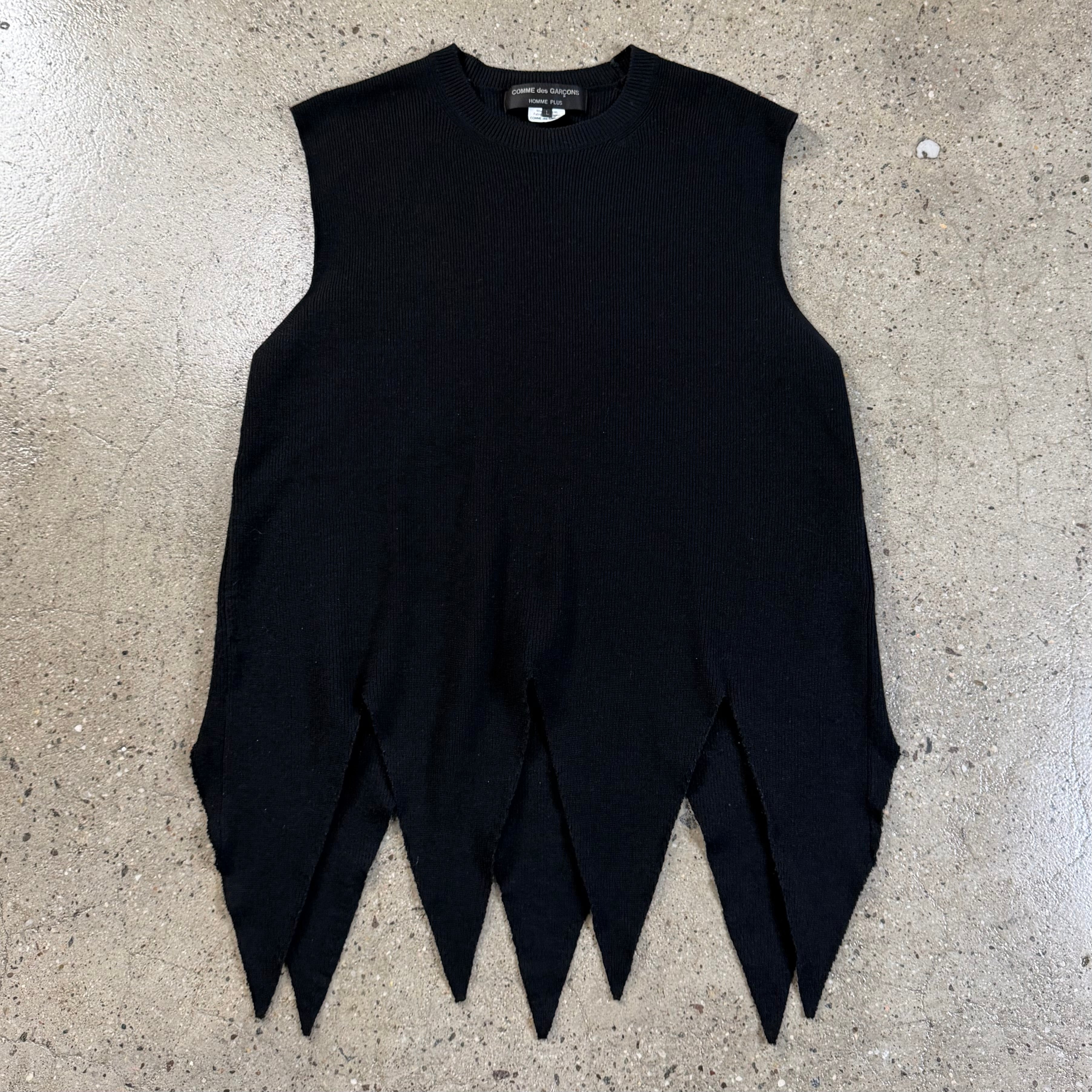 CDGHP Spike Knit Sweater Vest