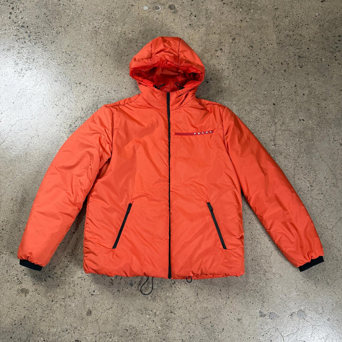 Prada Linea Rossa AW18 Padded Jacket L / Orange