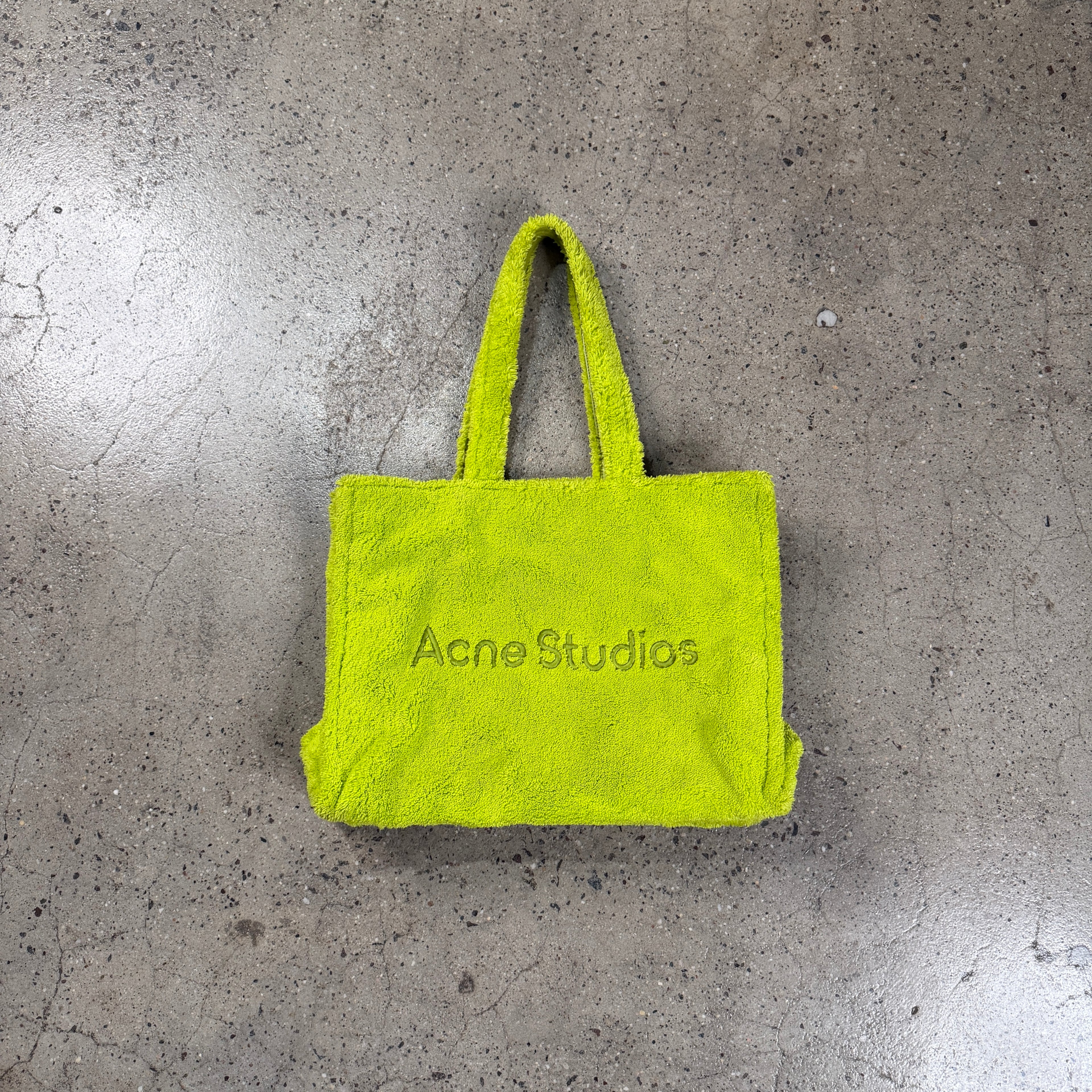 Acne Studios Fleece Tote Bag