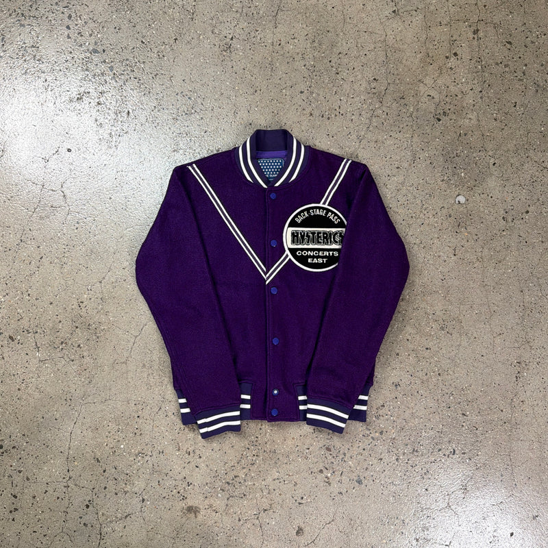 Hysteric Glamour Purple Varsity Jacket
