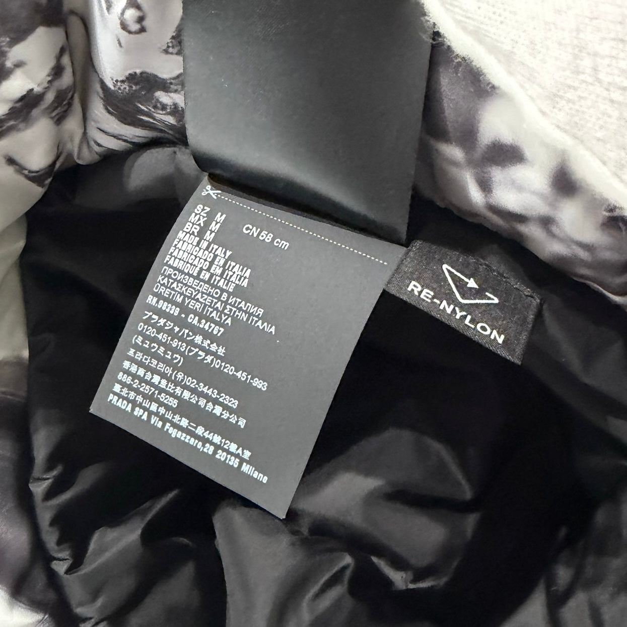 Prada Puffer Bucket Hat